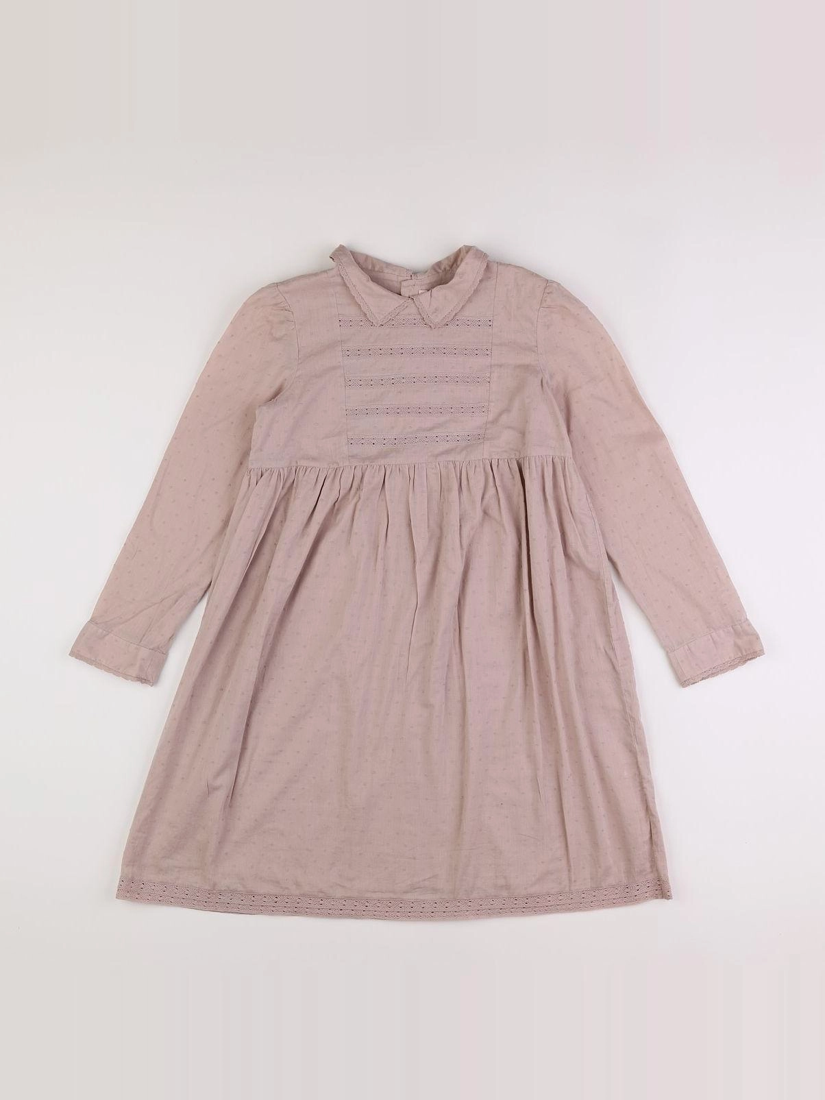 Bonpoint - robe beige - 12 ans