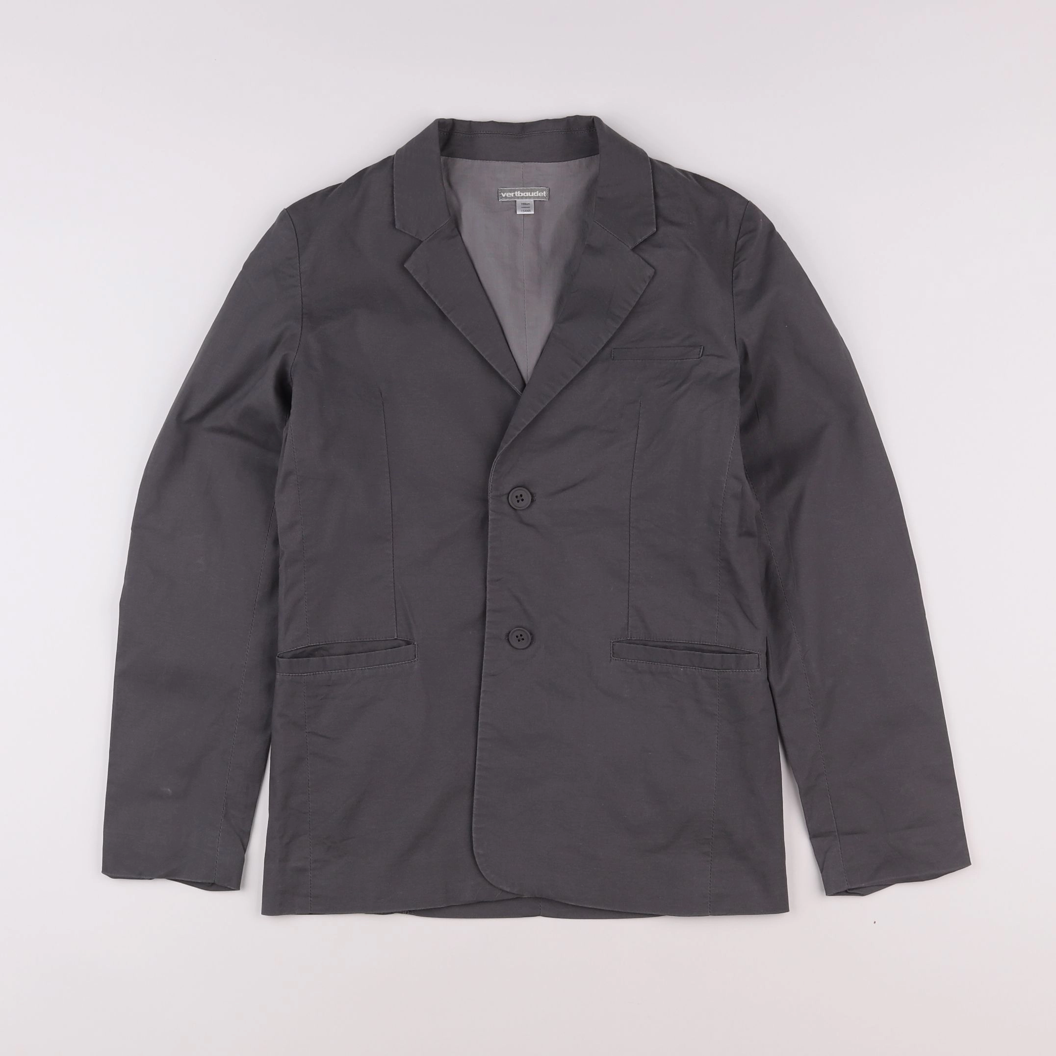 Vertbaudet - veste gris - 12 ans