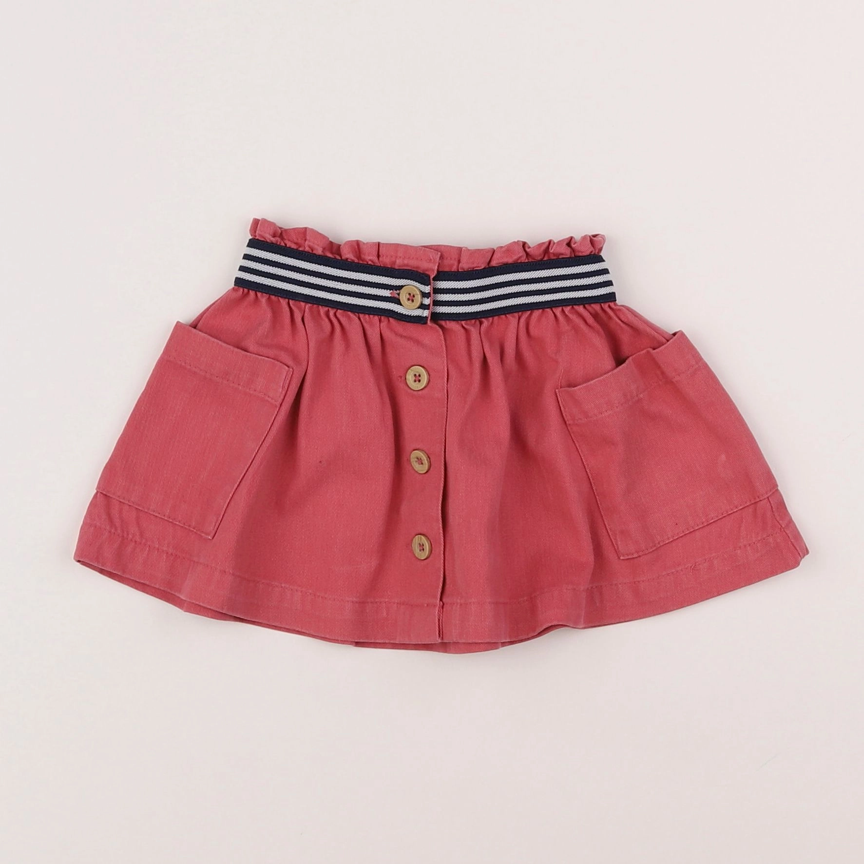 Vertbaudet - jupe rose - 12 mois