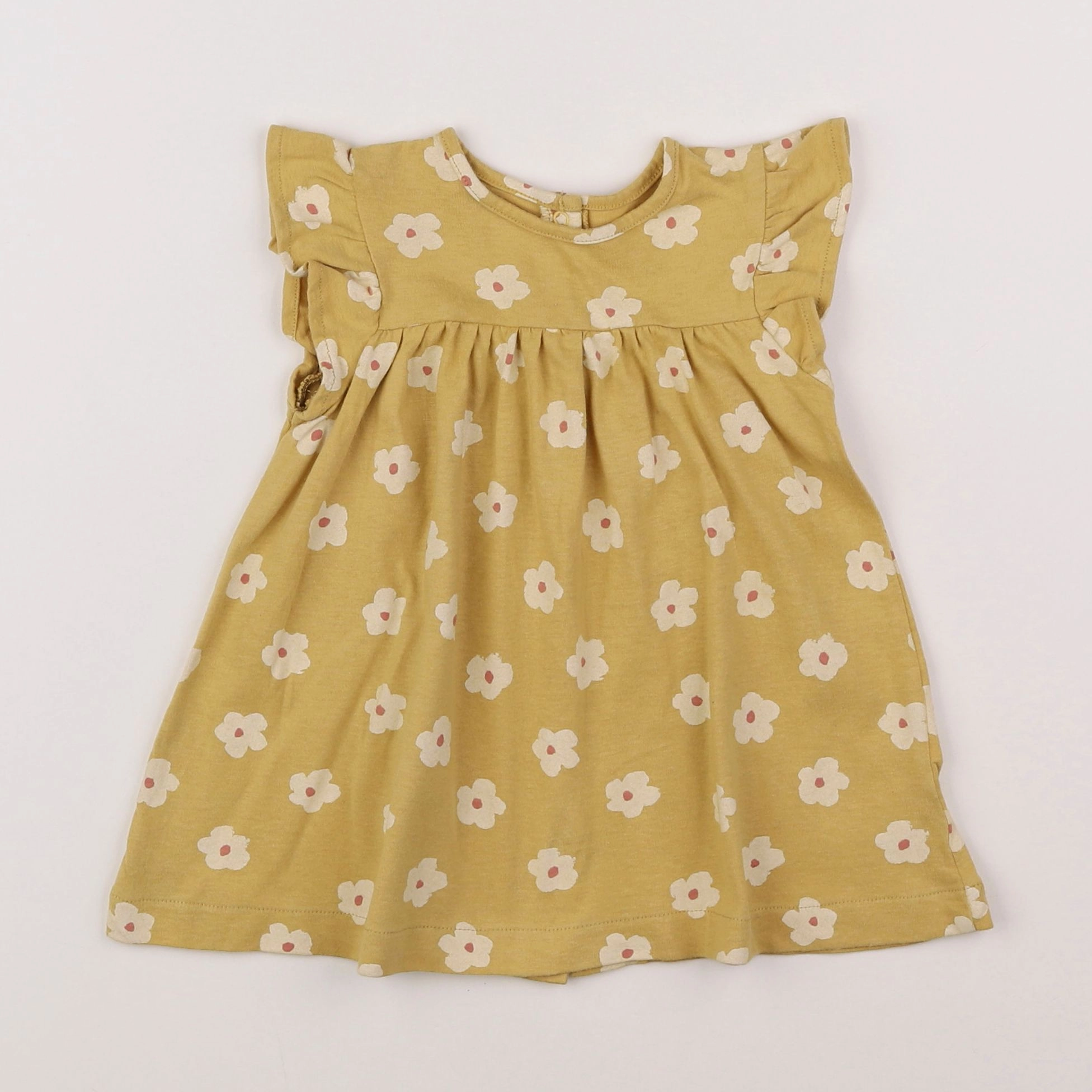 Vertbaudet - robe jaune - 9 mois