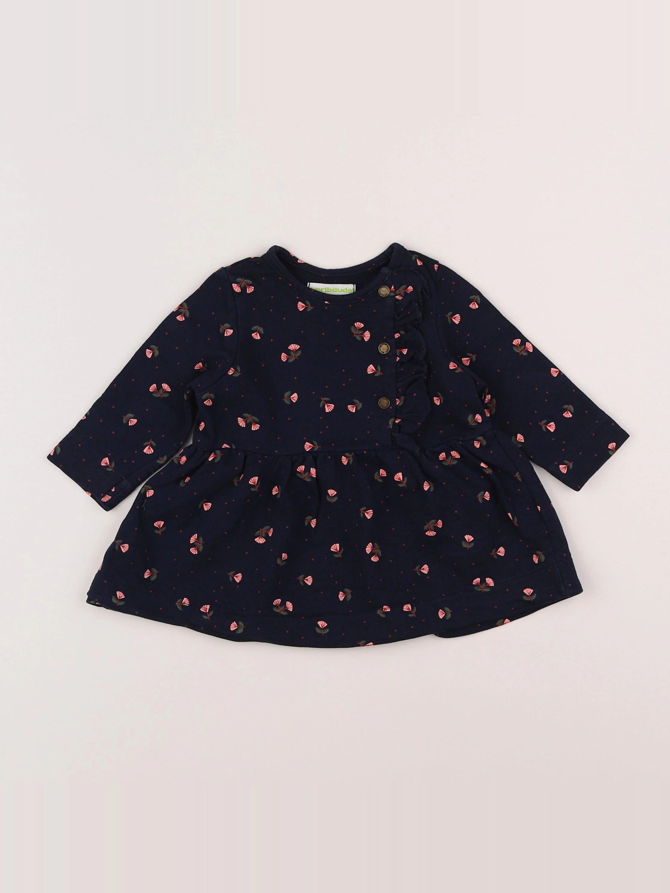 Vertbaudet - robe bleu - 6 mois