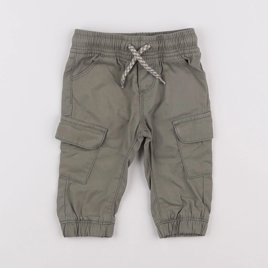 Vertbaudet - pantalon vert - 6 mois