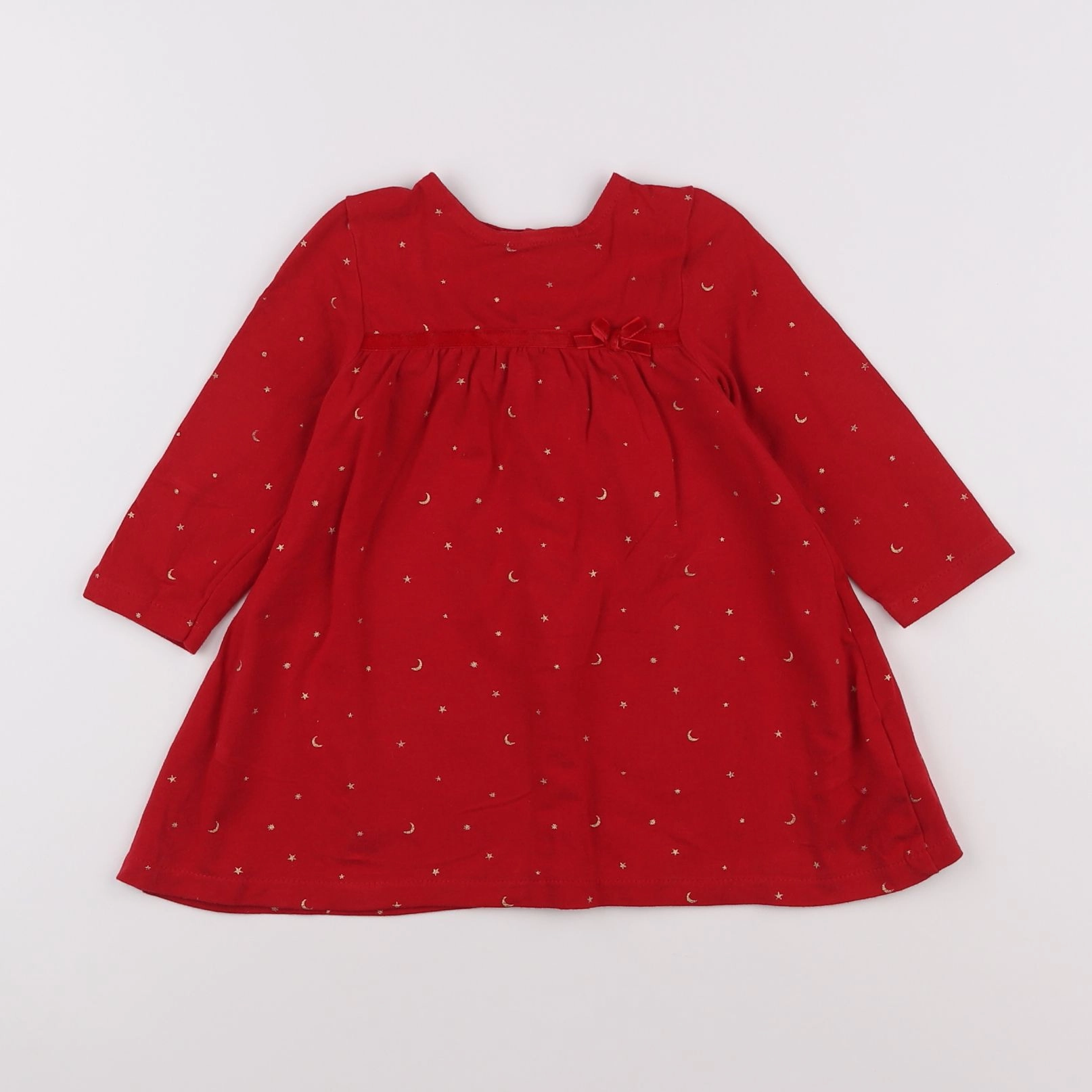 Vertbaudet - robe rouge - 12 mois