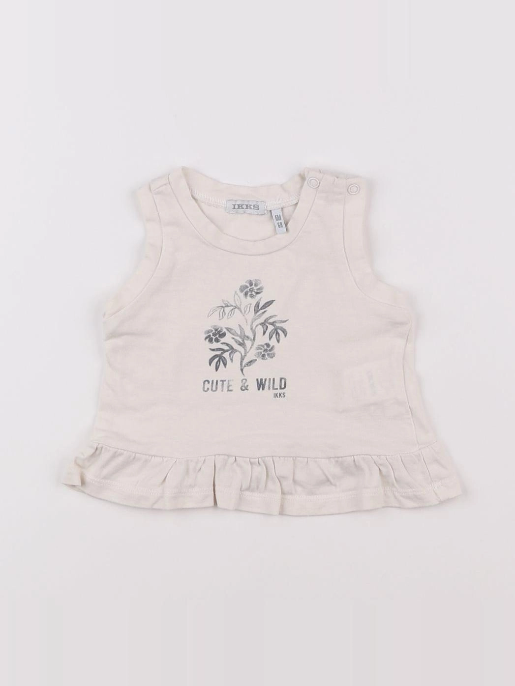 IKKS - débardeur beige - 6 mois