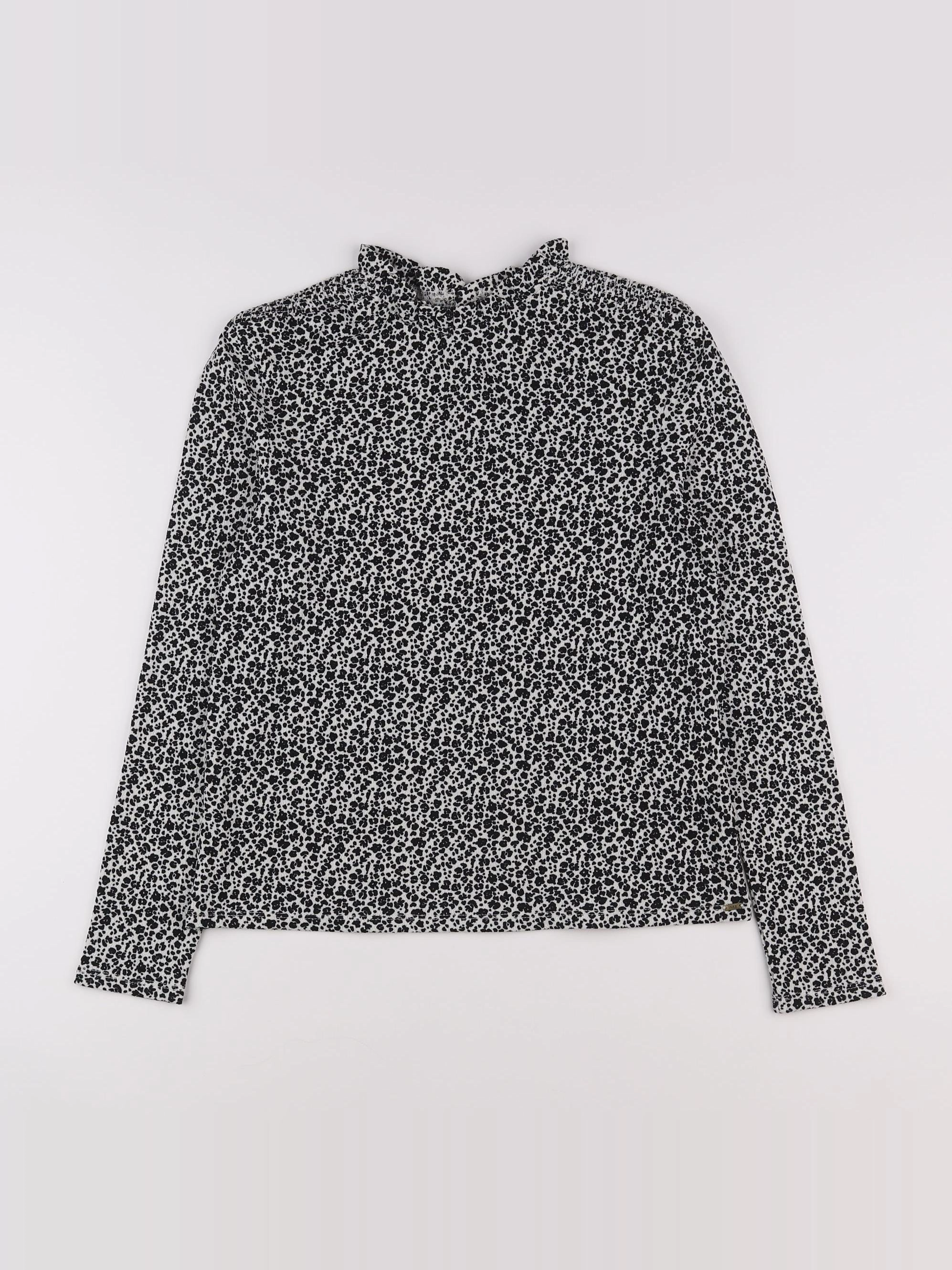 IKKS - blouse blanc, noir - 12 ans