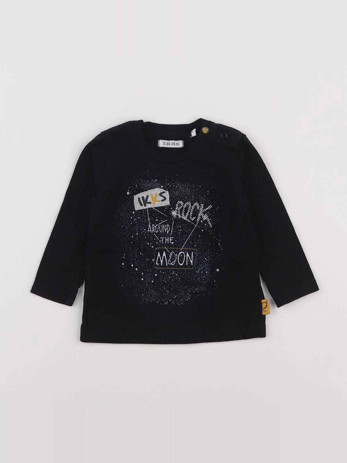 IKKS - tee-shirt bleu - 6 mois