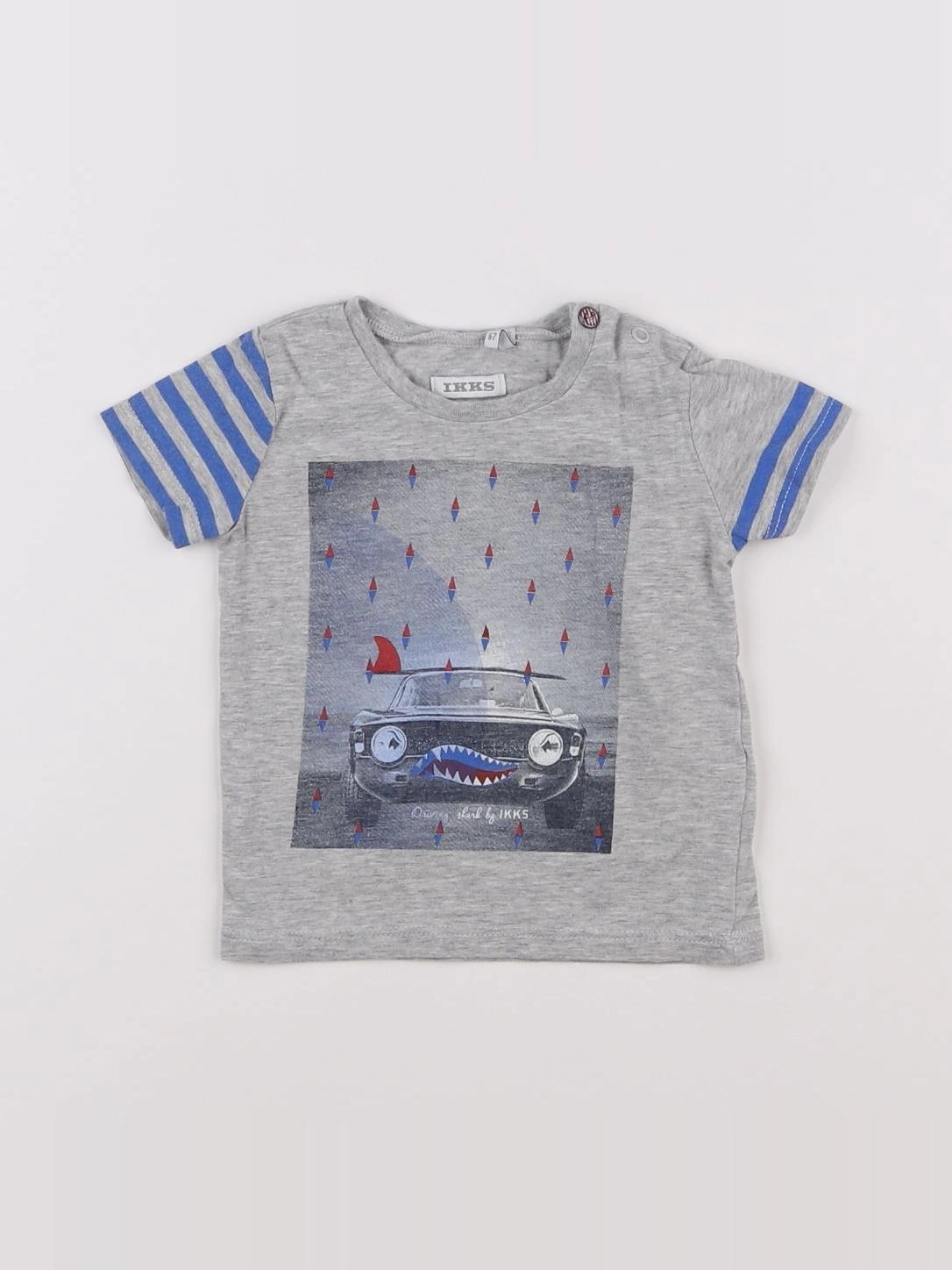 IKKS - tee-shirt gris - 6 mois