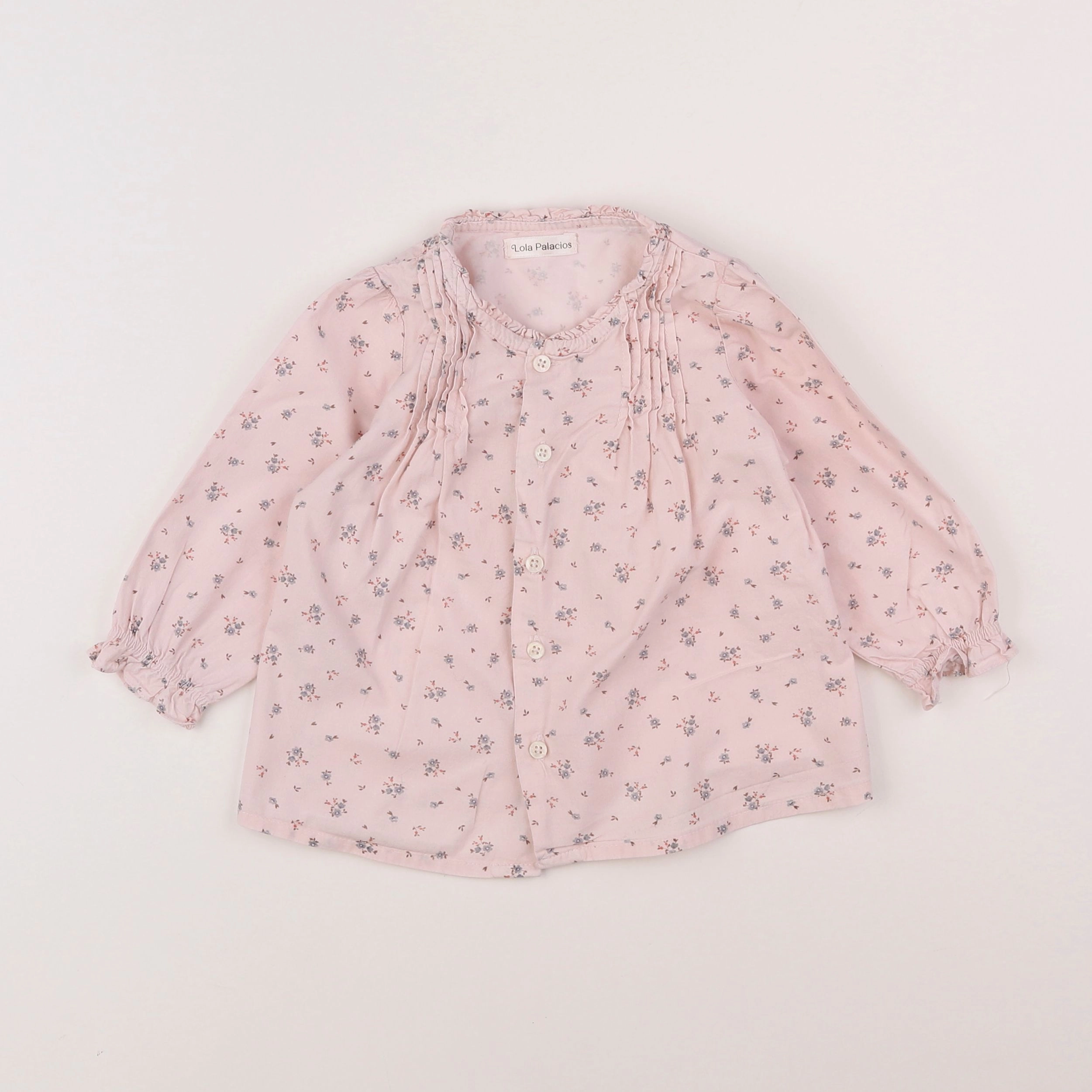 Lola Palacios - blouse rose - 2 ans