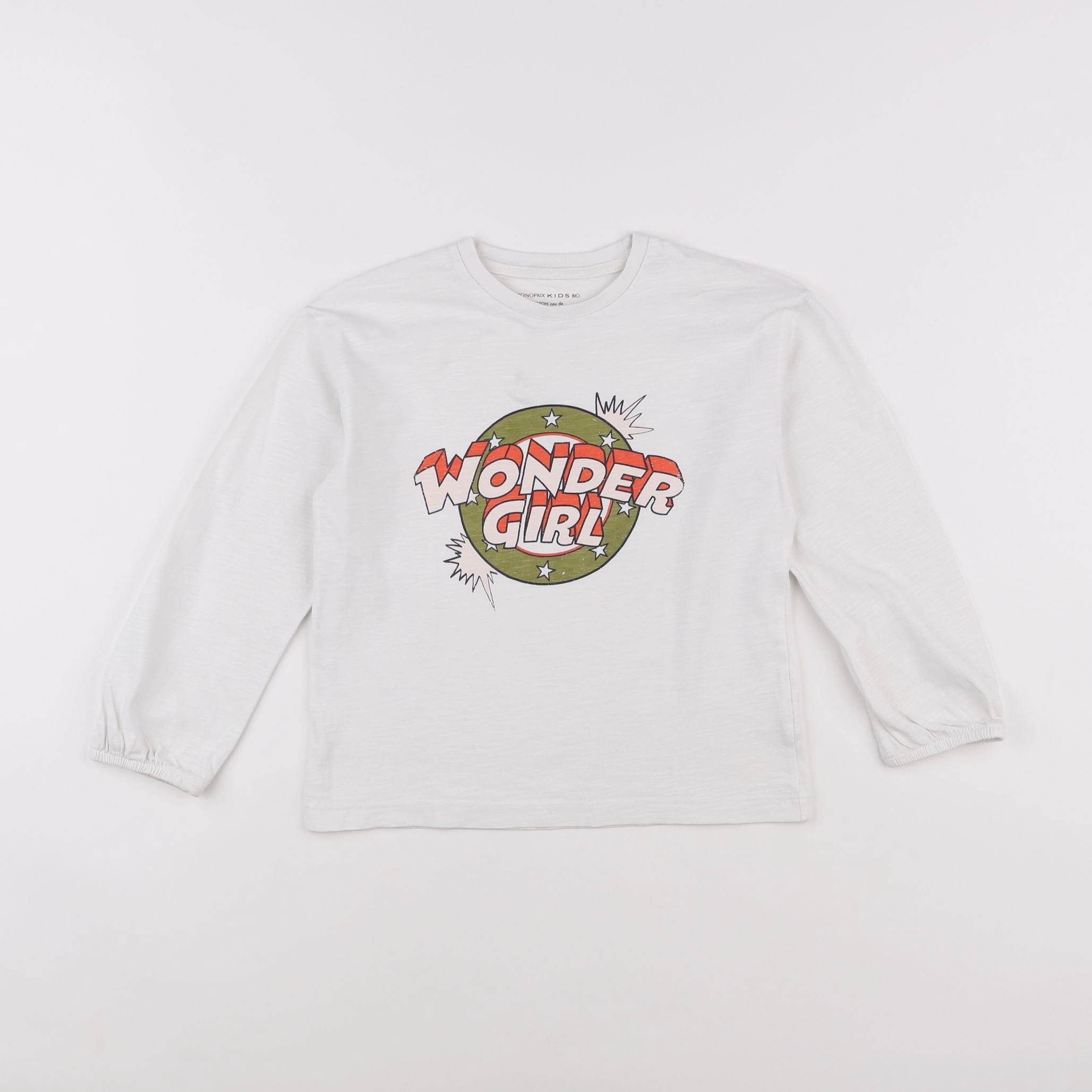 Monoprix - tee-shirt blanc - 6 ans