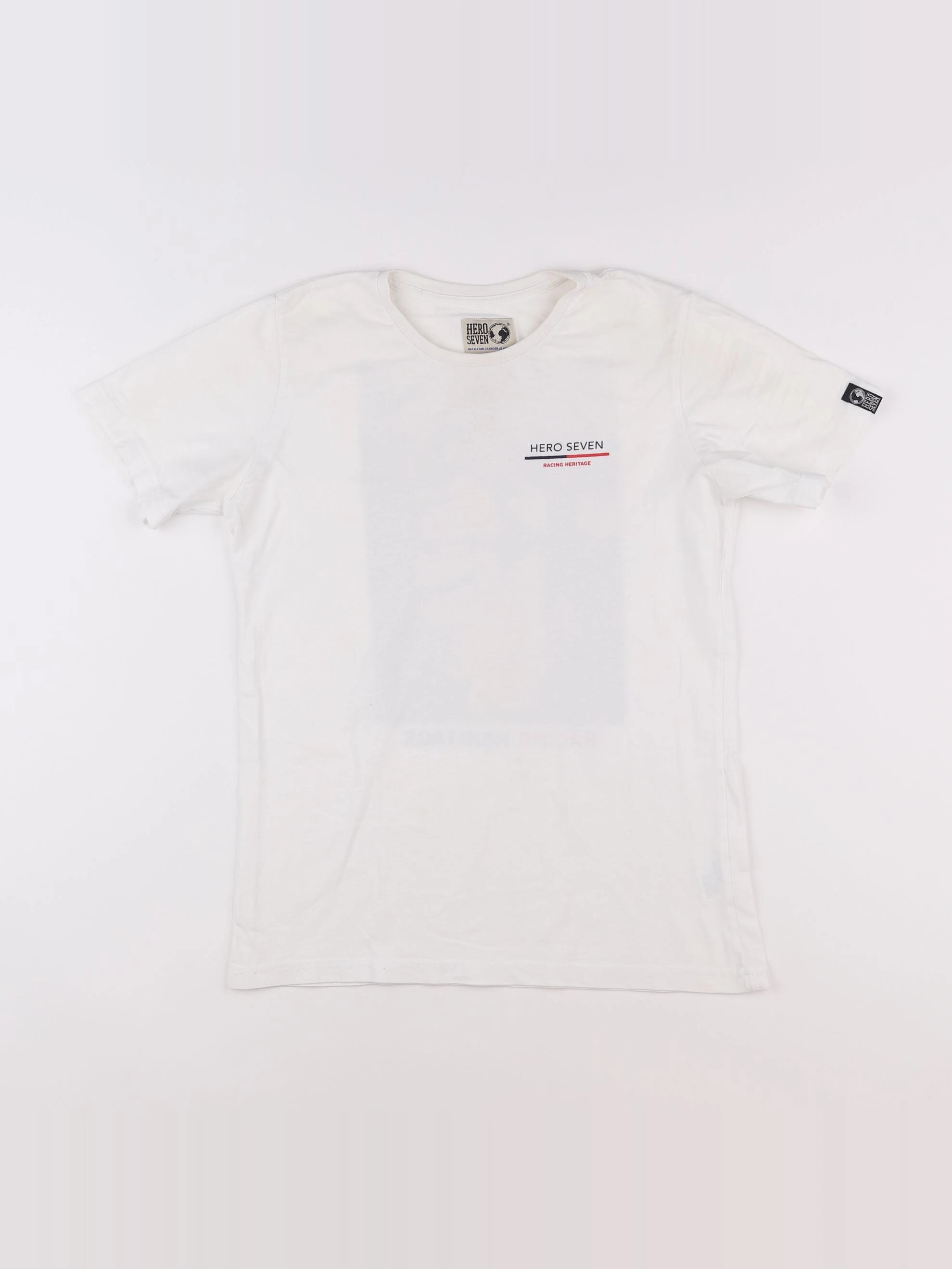 Hero Seven - tee-shirt imprimé au dos blanc - 12 ans