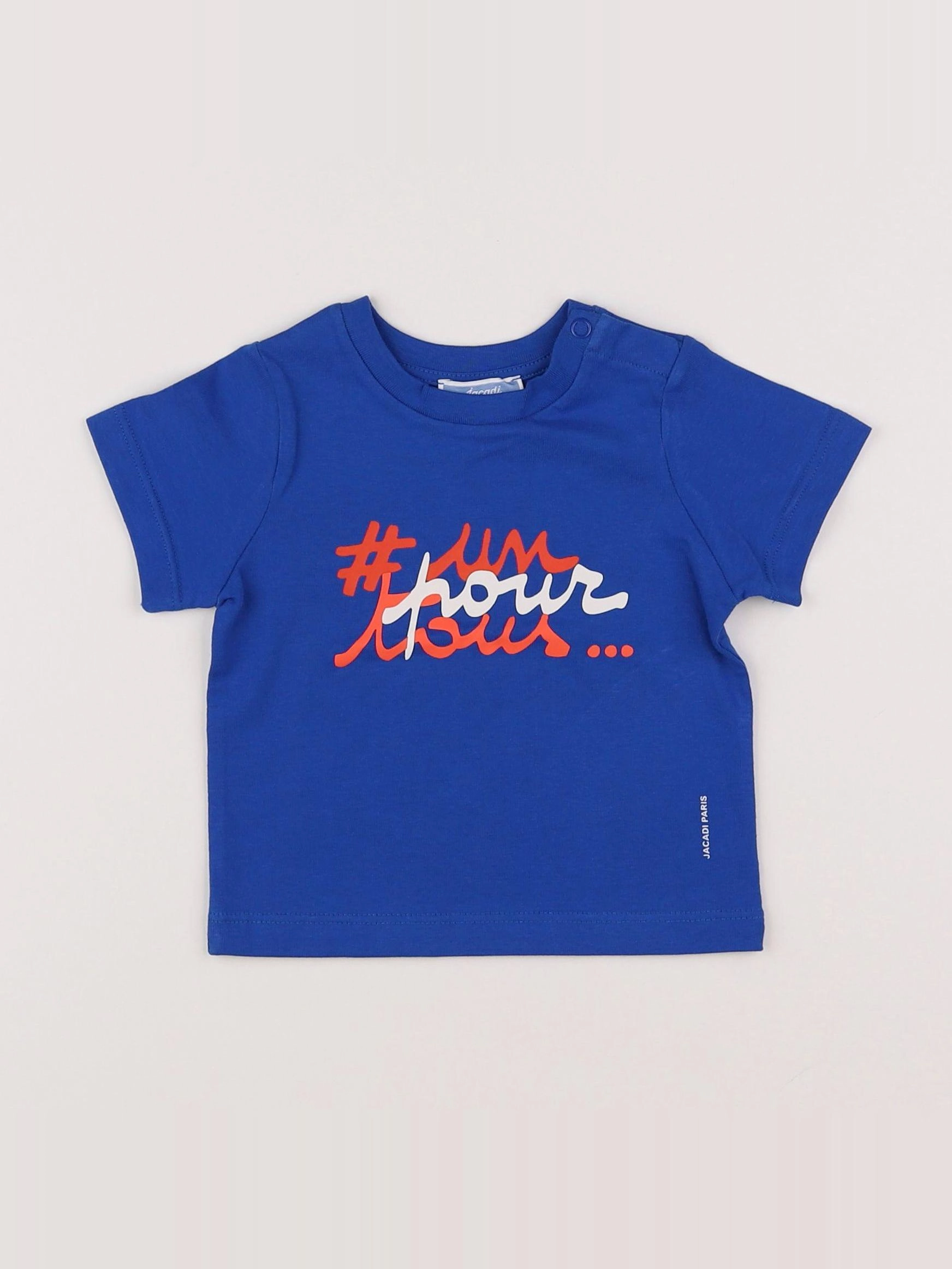 Jacadi - tee-shirt bleu - 6 mois