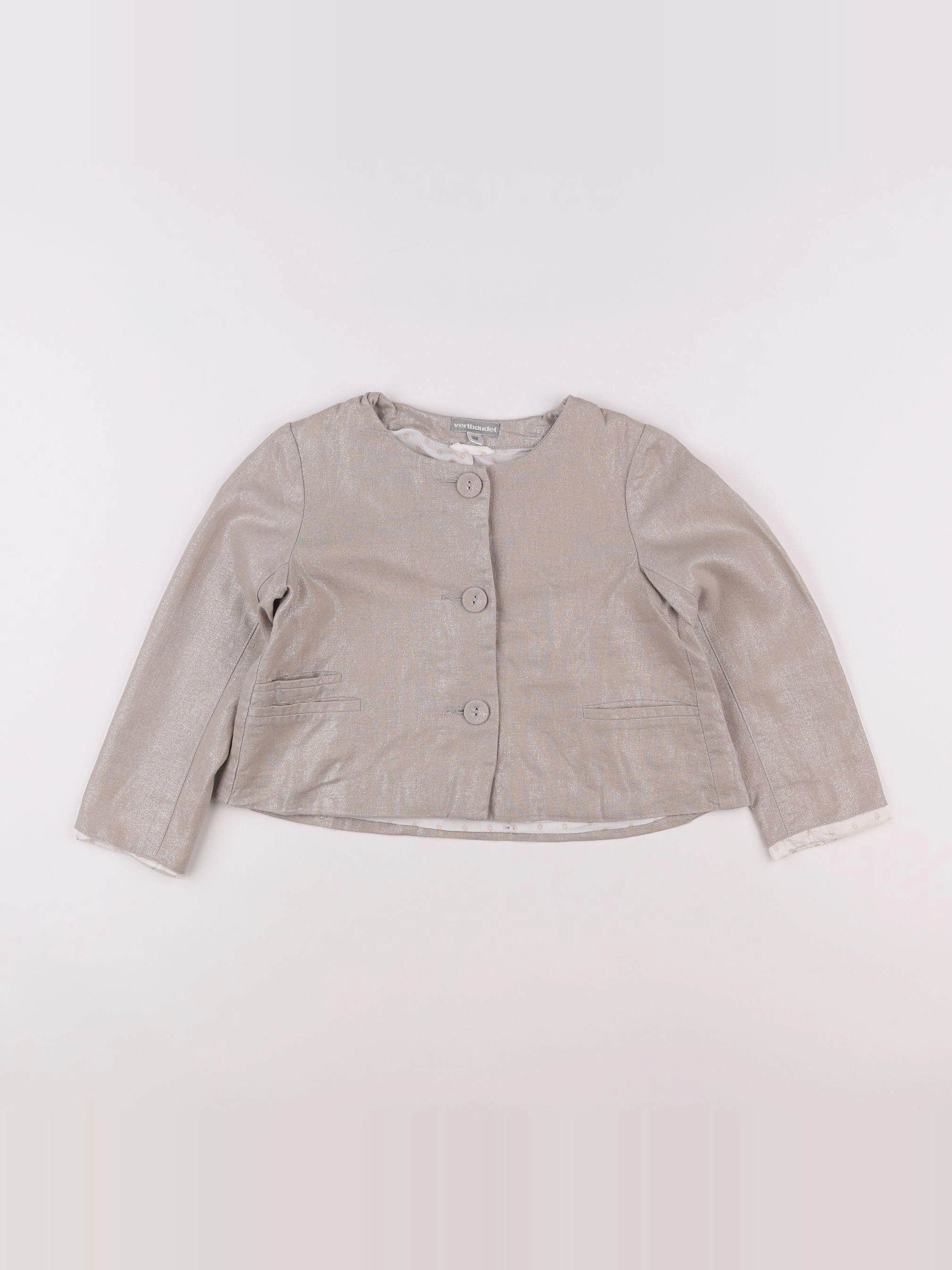 Vertbaudet - veste or - 6 ans