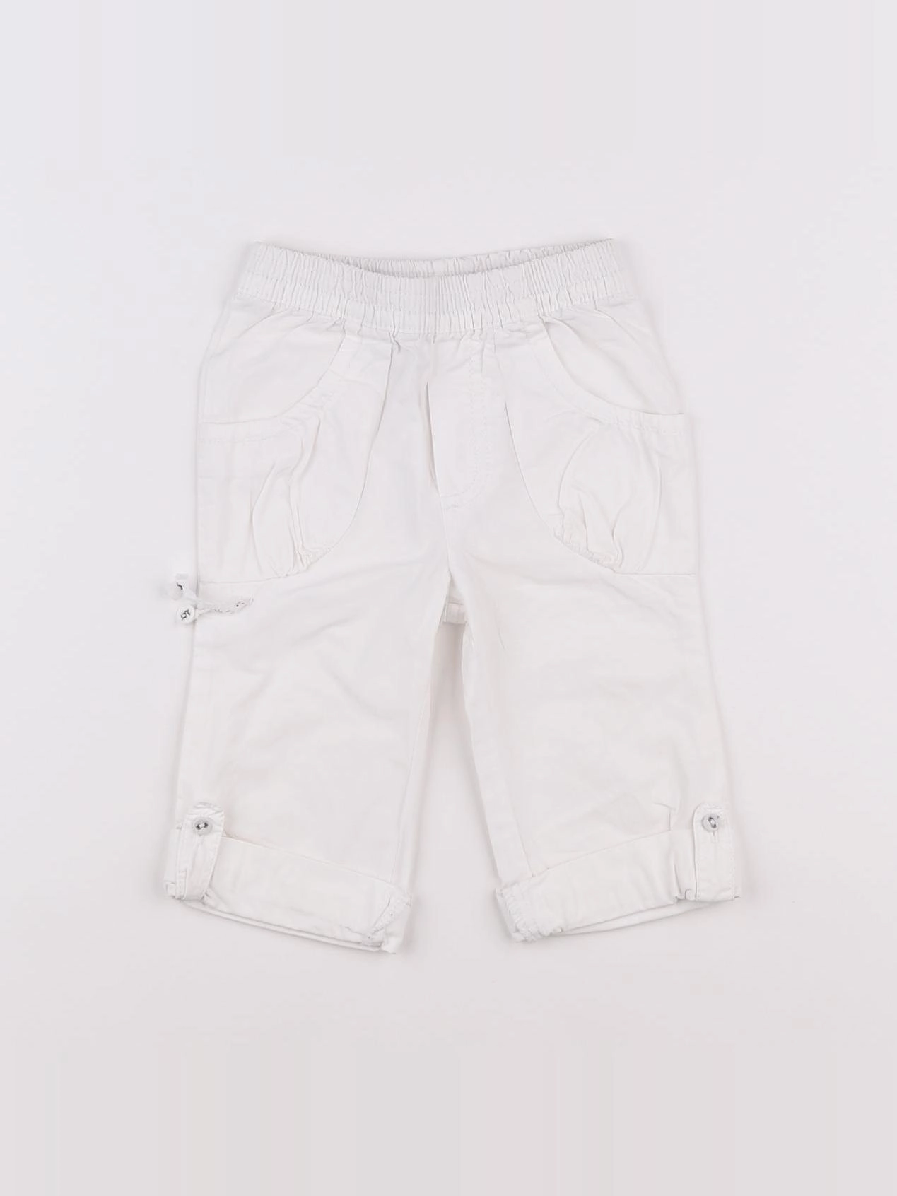 IKKS - pantalon blanc - 12 mois