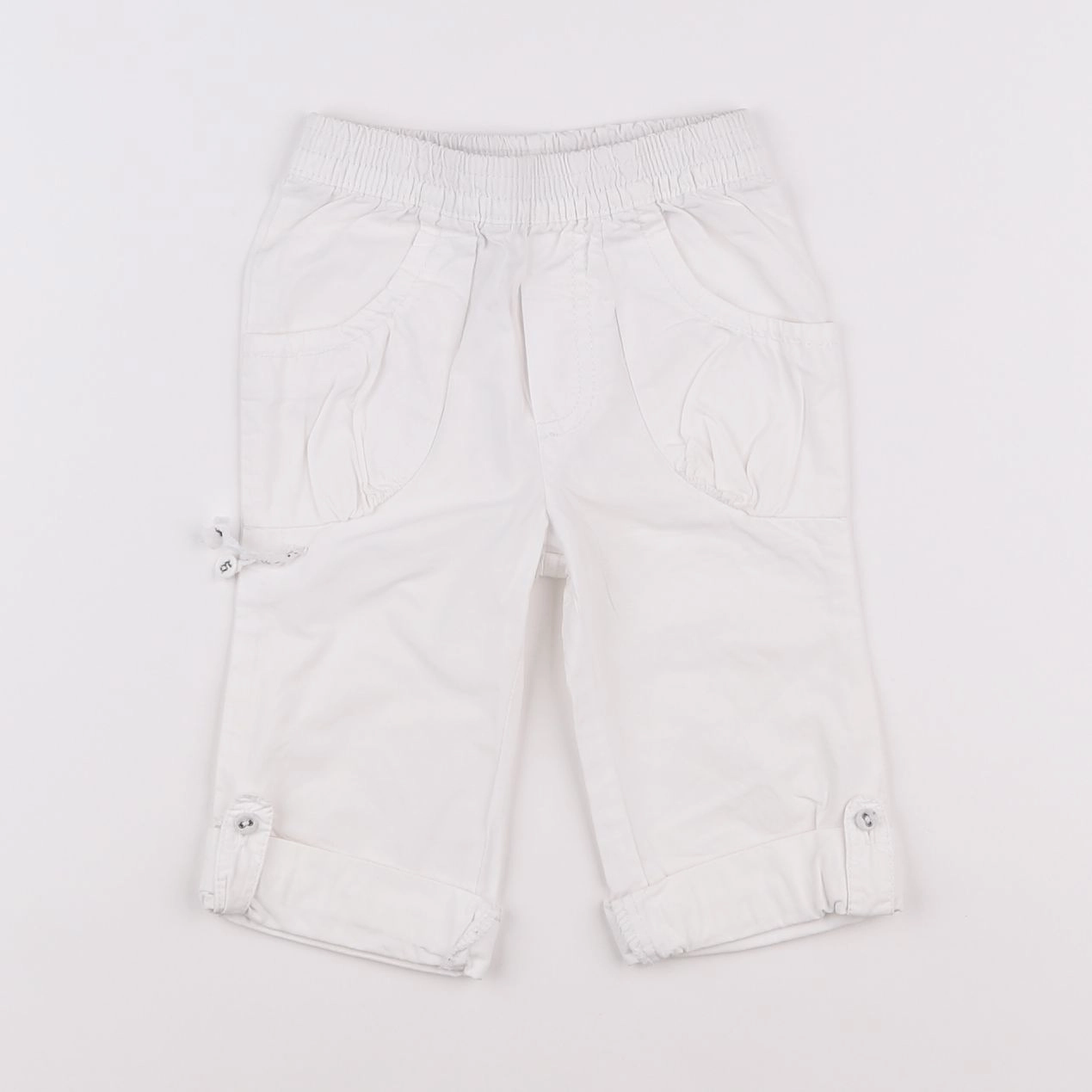 IKKS - pantalon blanc - 12 mois