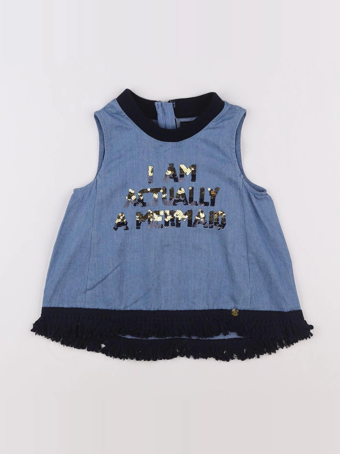 IKKS - blouse bleu, noir - 5 ans