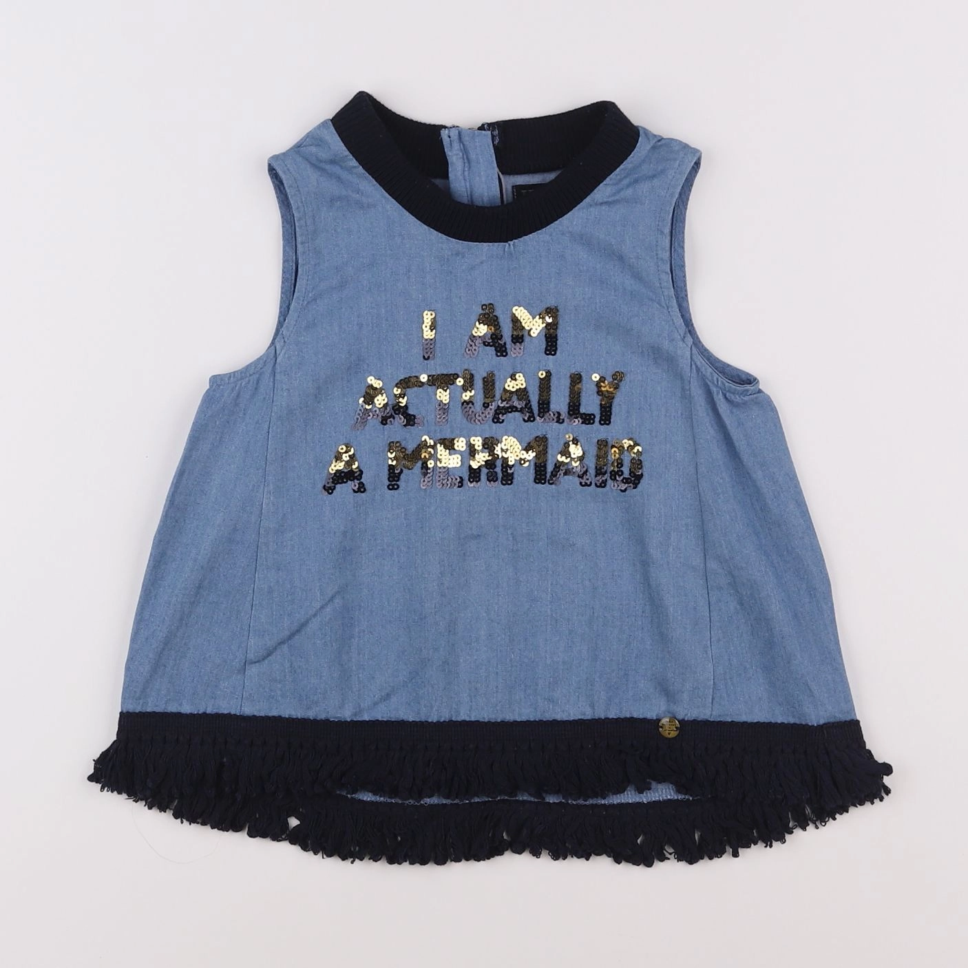 IKKS - blouse bleu, noir - 5 ans