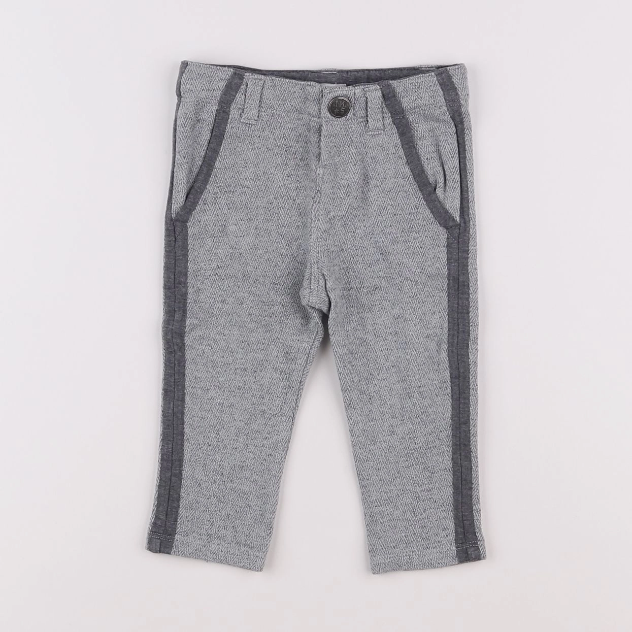 IKKS - pantalon gris - 6 mois