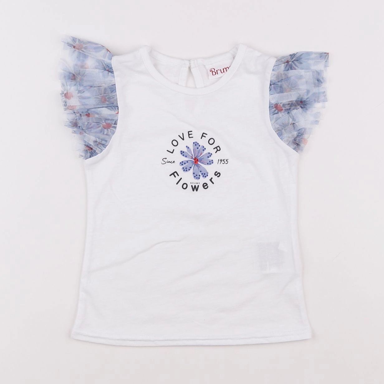 Brums - tee-shirt blanc - 2 ans