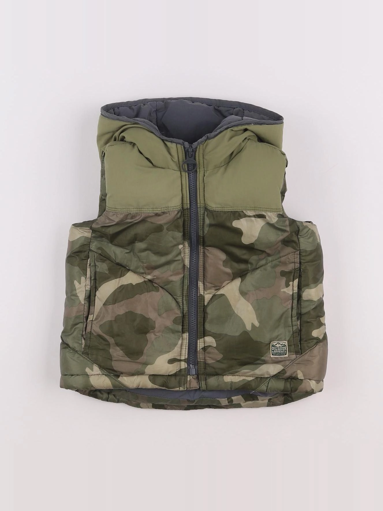 Zara - doudoune vert - 12/18 mois