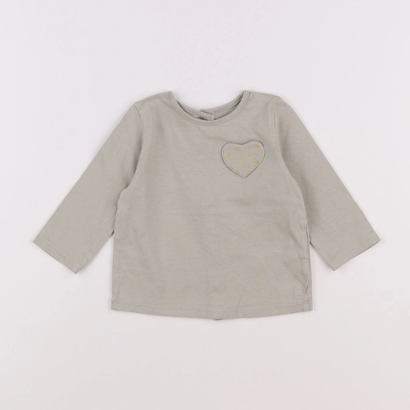 Vertbaudet - tee-shirt vert - 6 mois