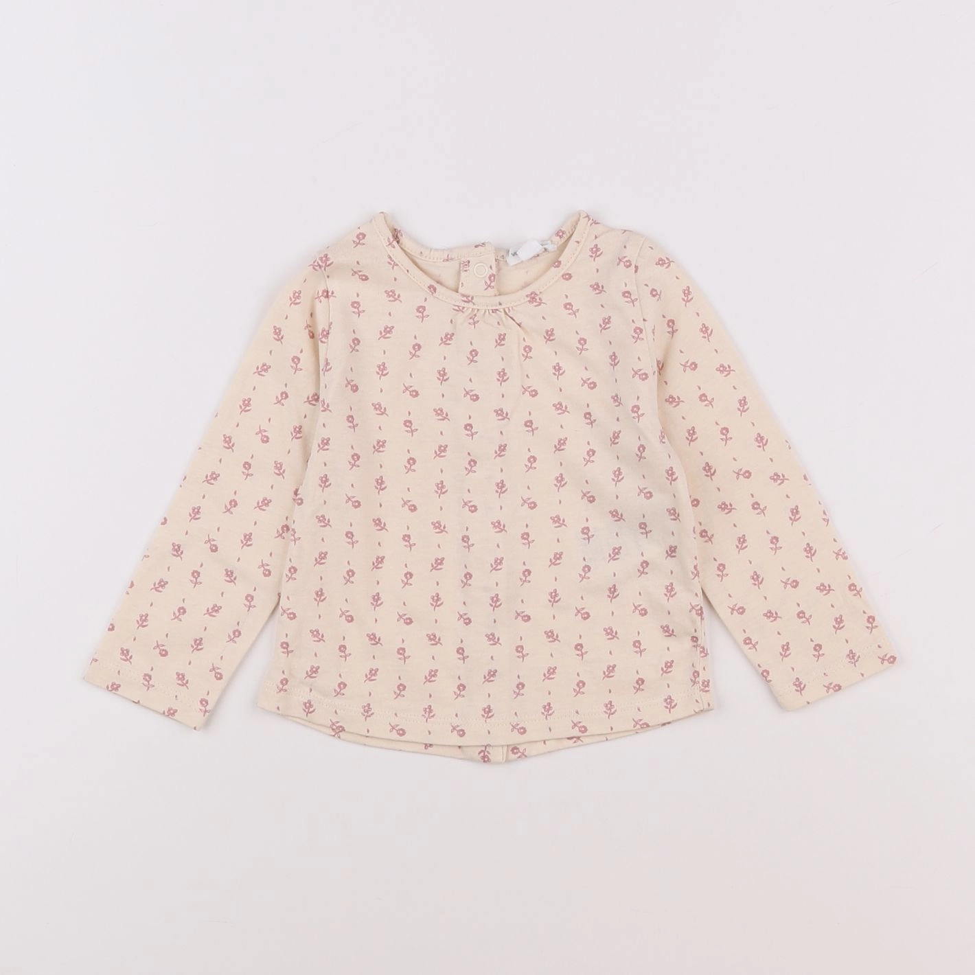 Vertbaudet - tee-shirt rose - 9 mois