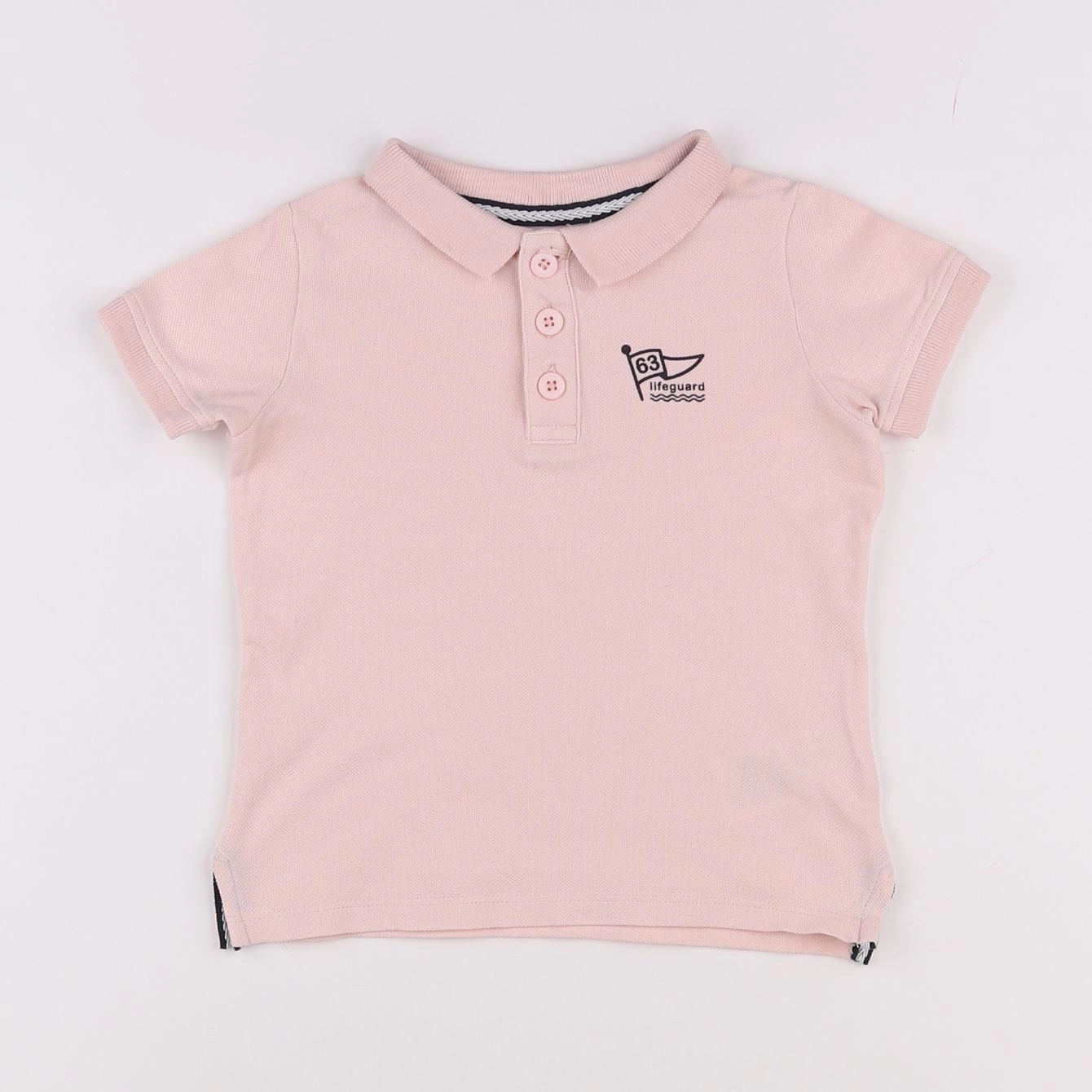 Vertbaudet - polo rose - 3 ans