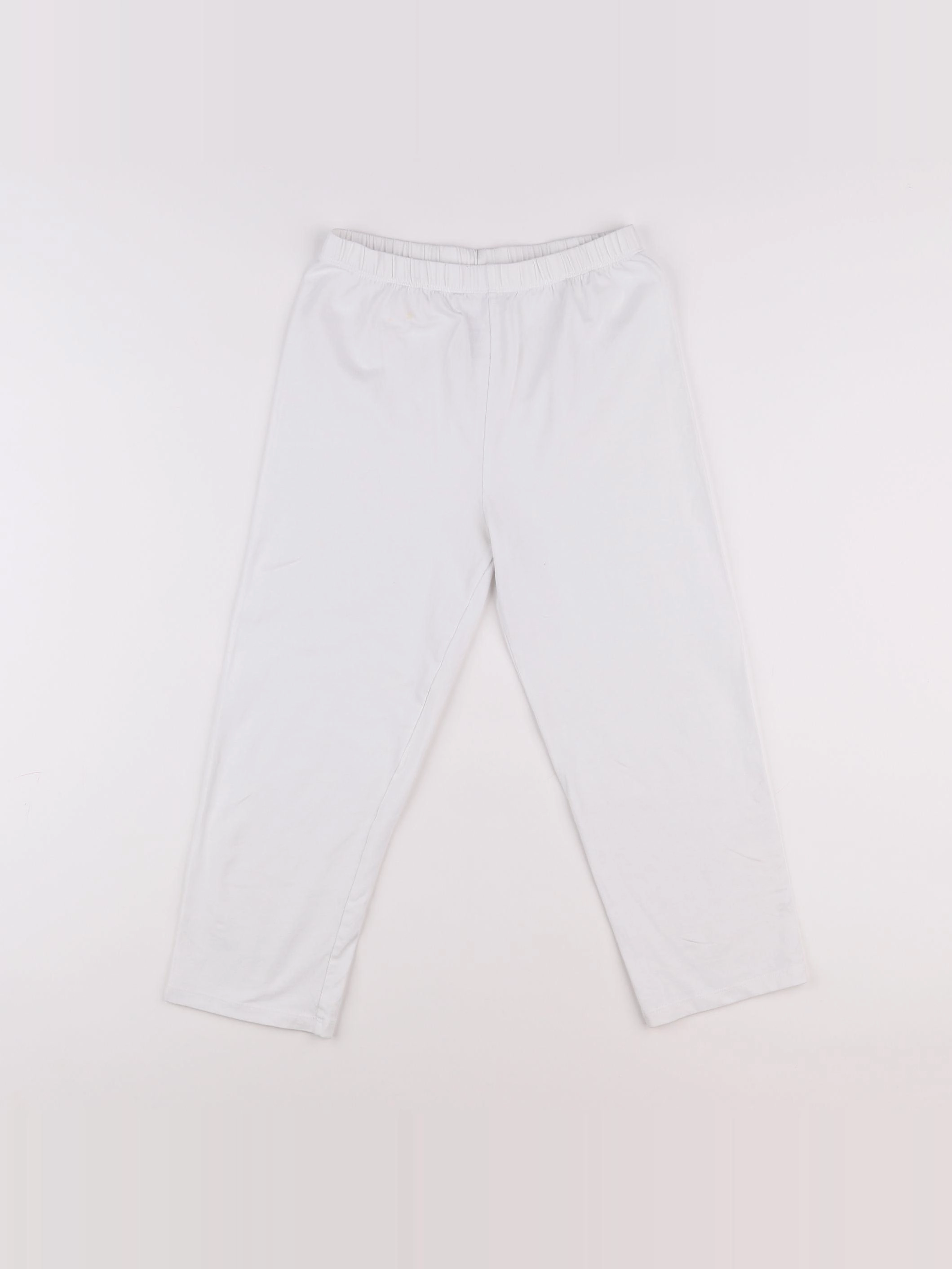 Vertbaudet - legging court blanc - 14 ans
