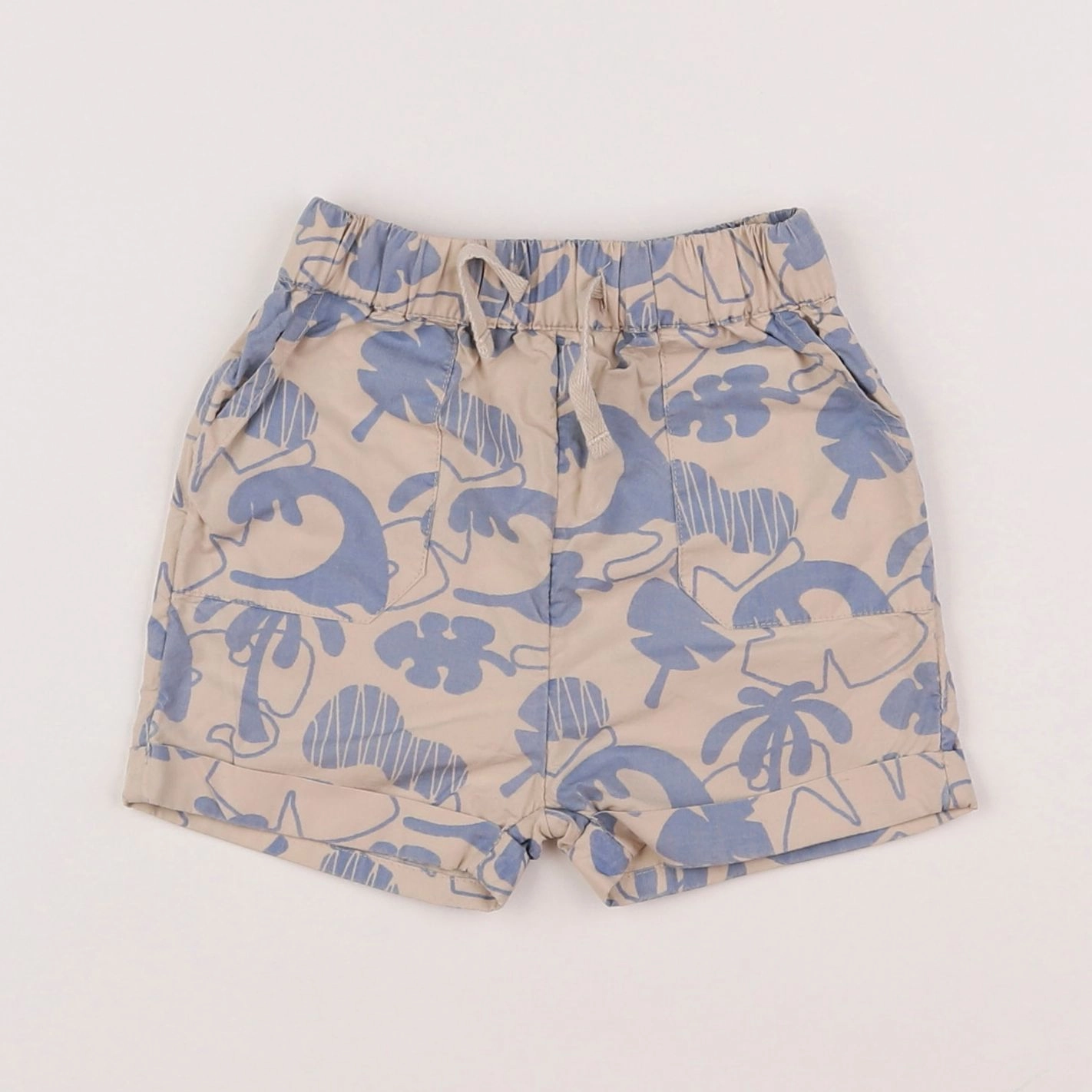Vertbaudet - short beige - 6 mois