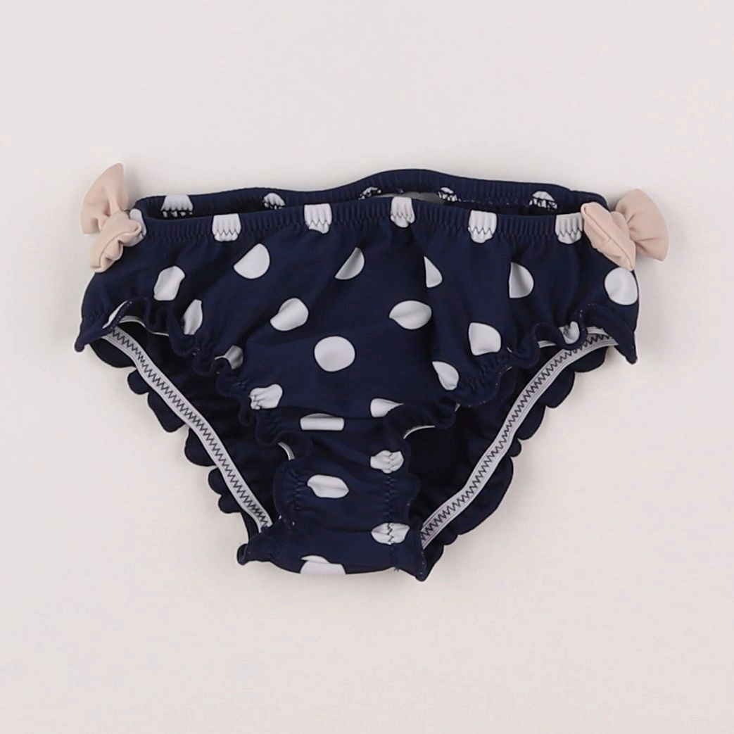 Vertbaudet - maillot de bain bleu - 6/9 mois