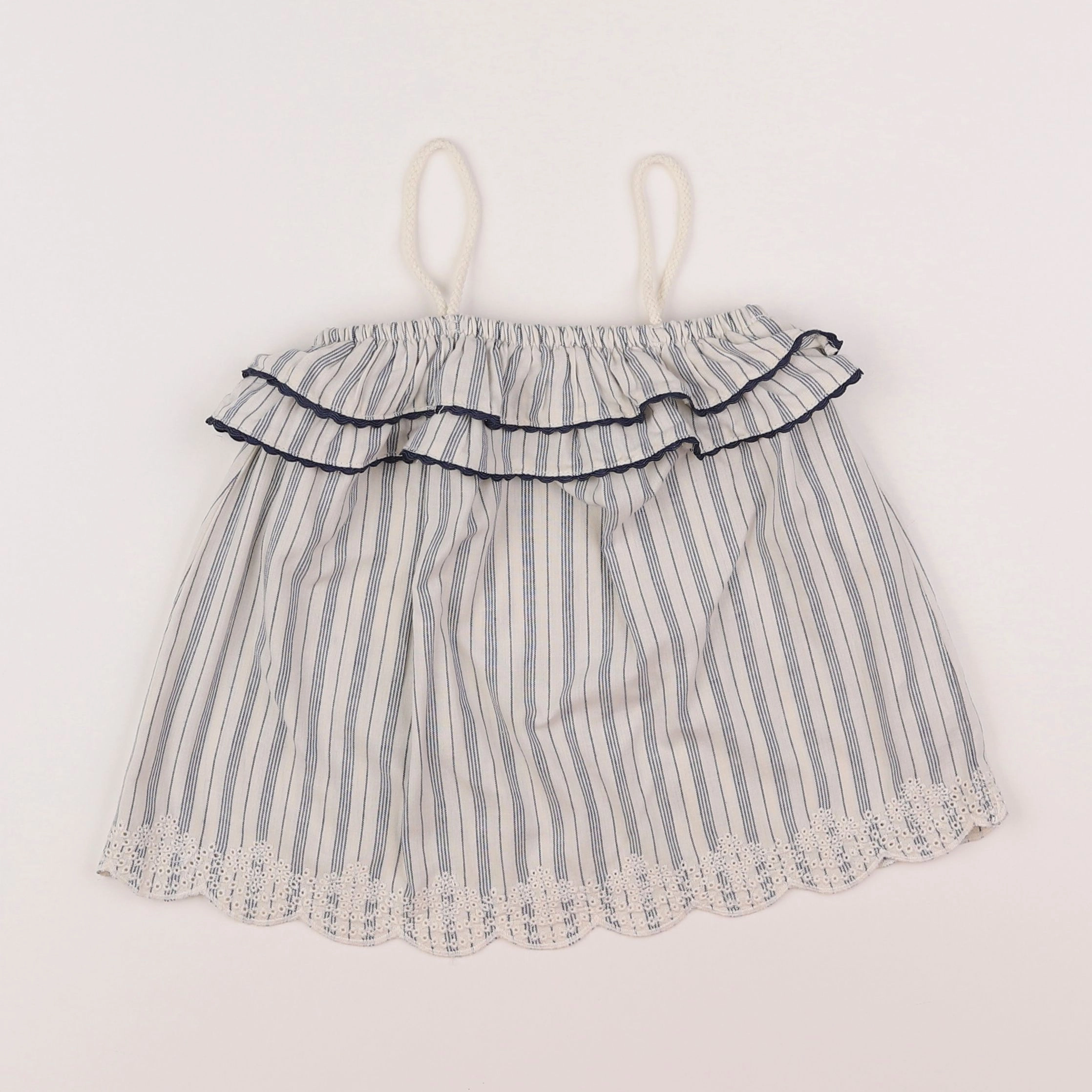 Vertbaudet - robe bleu - 12 mois