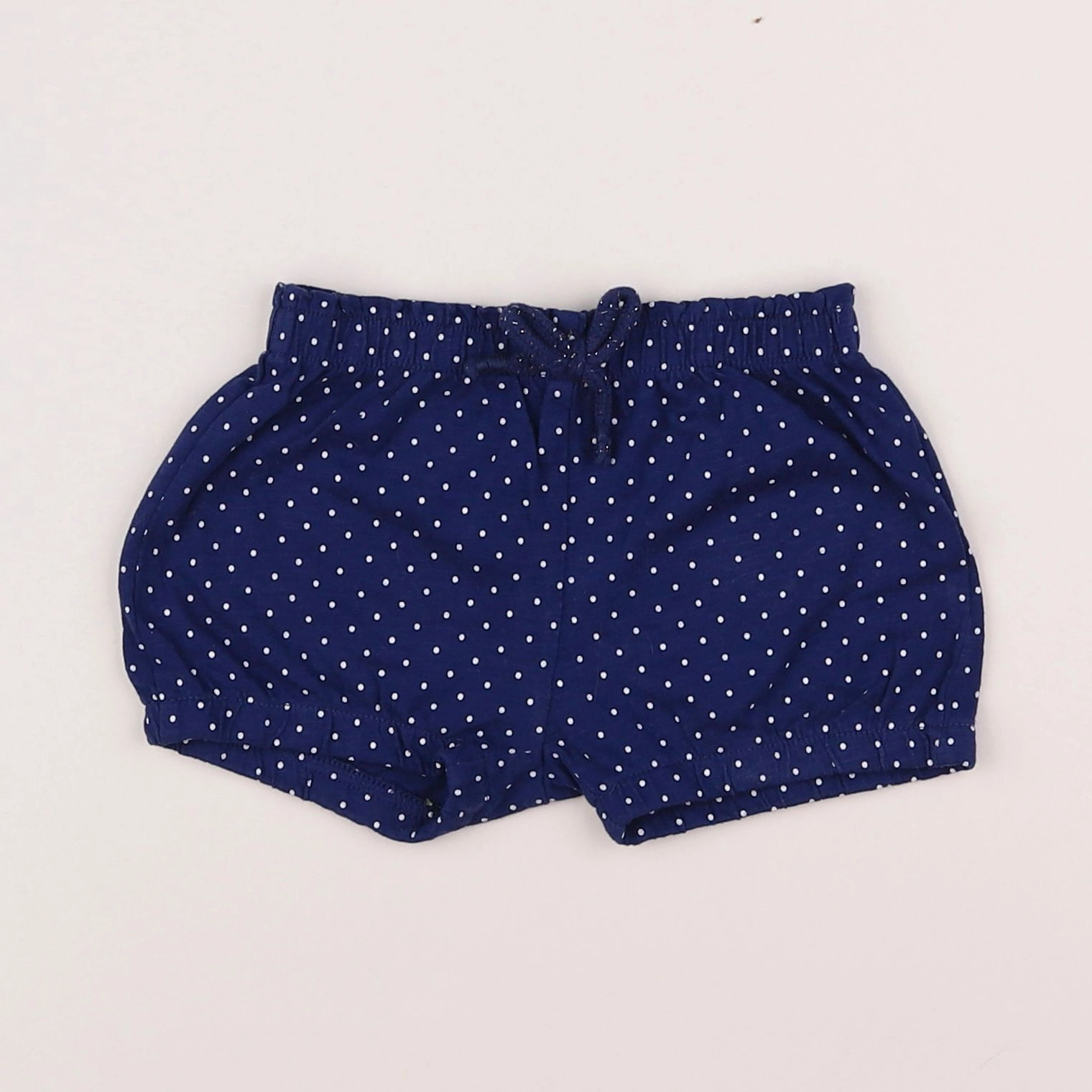 Vertbaudet - short bleu, blanc - 18 mois