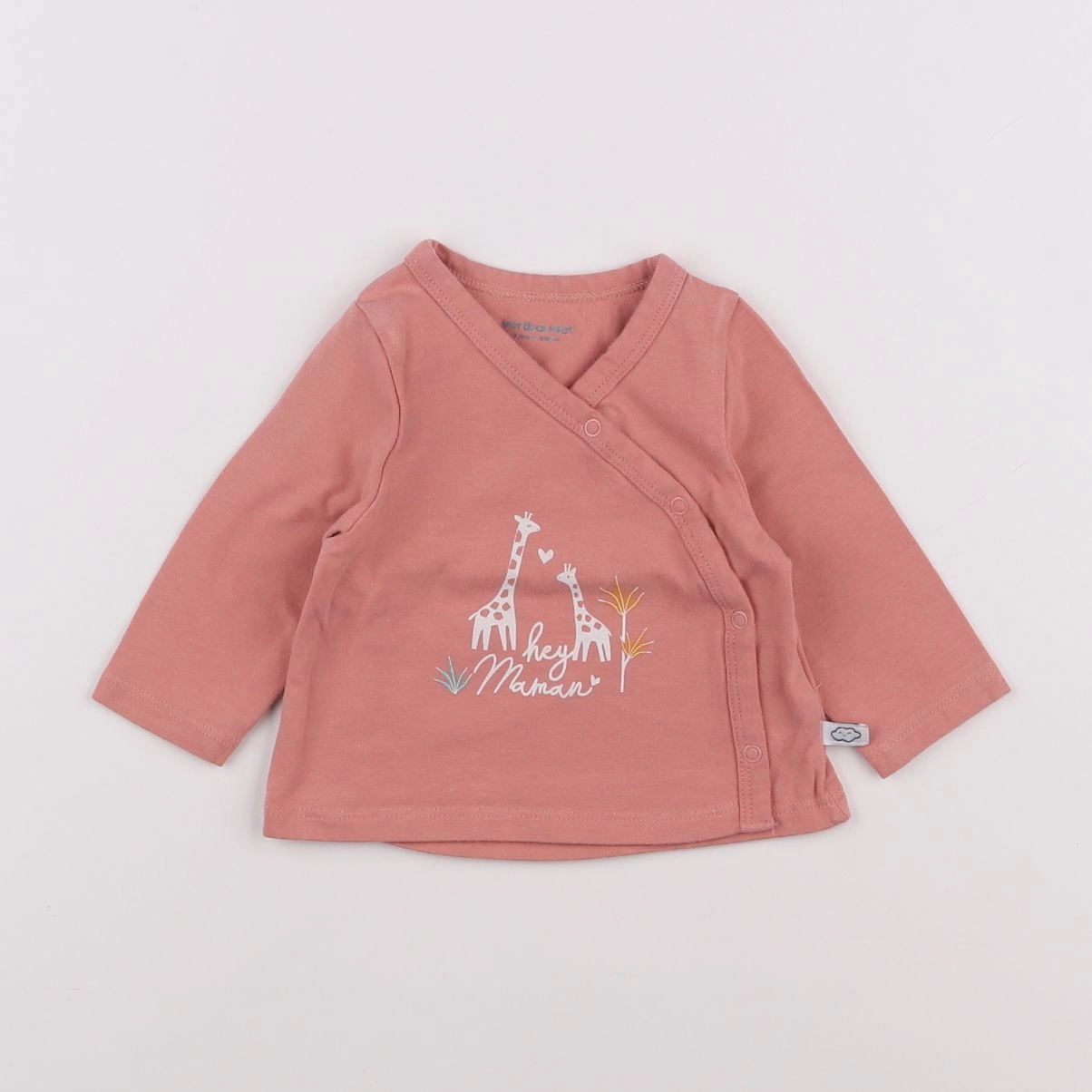 Vertbaudet - tee-shirt rose - 3 mois
