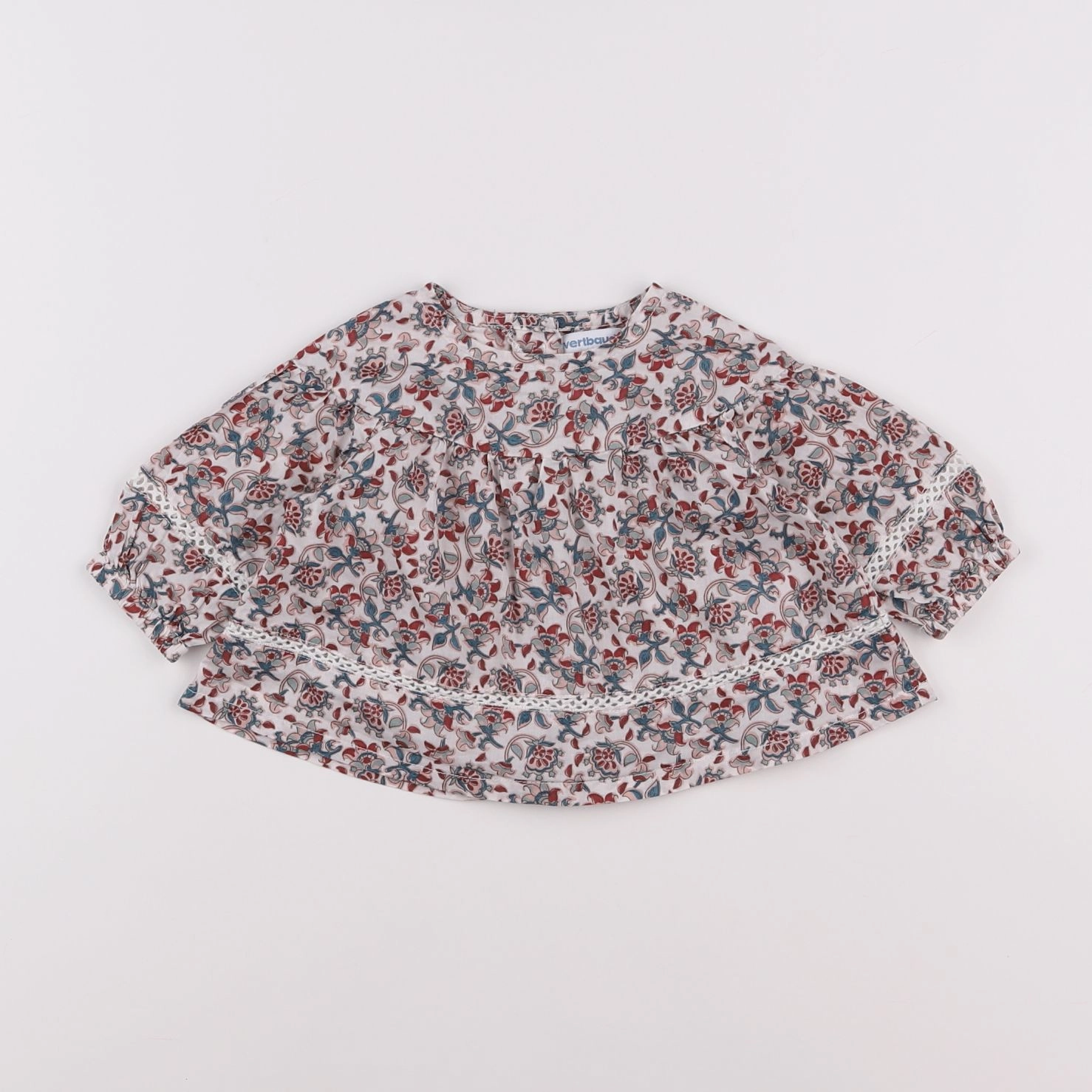 Vertbaudet - blouse multicolore - 3 mois