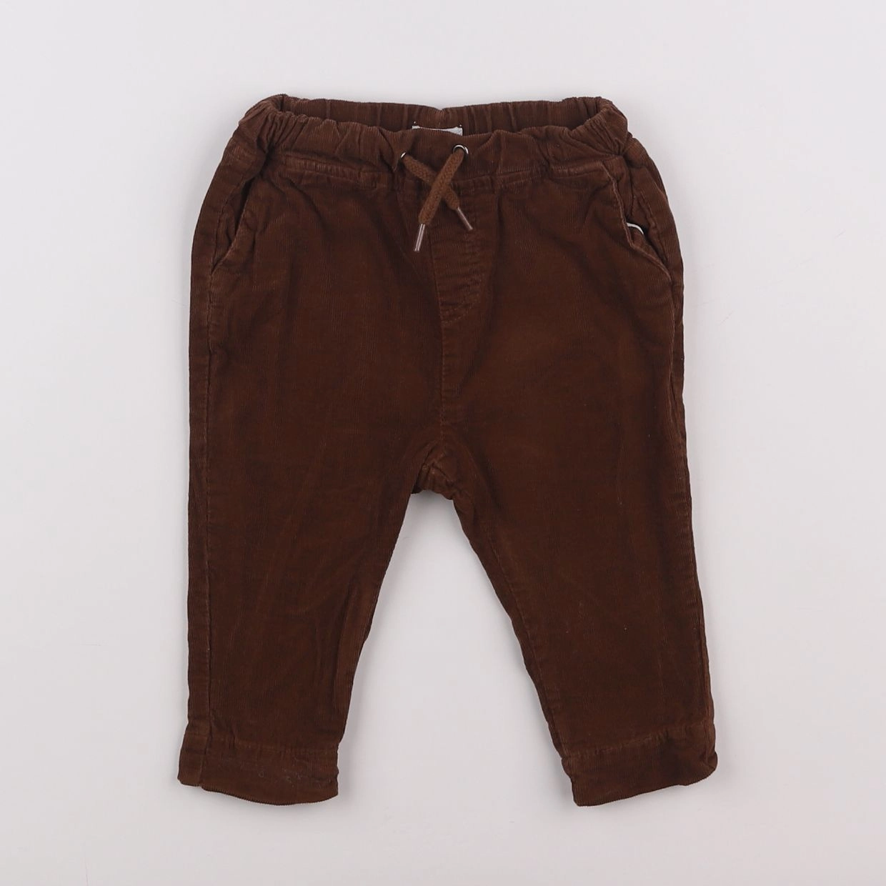 Vertbaudet - pantalon marron - 6 mois