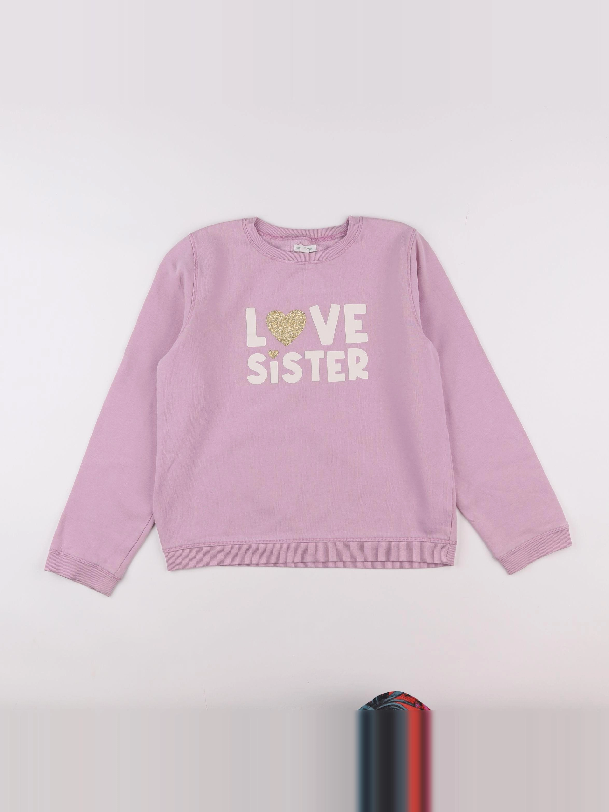 Vertbaudet - sweat rose - 14 ans