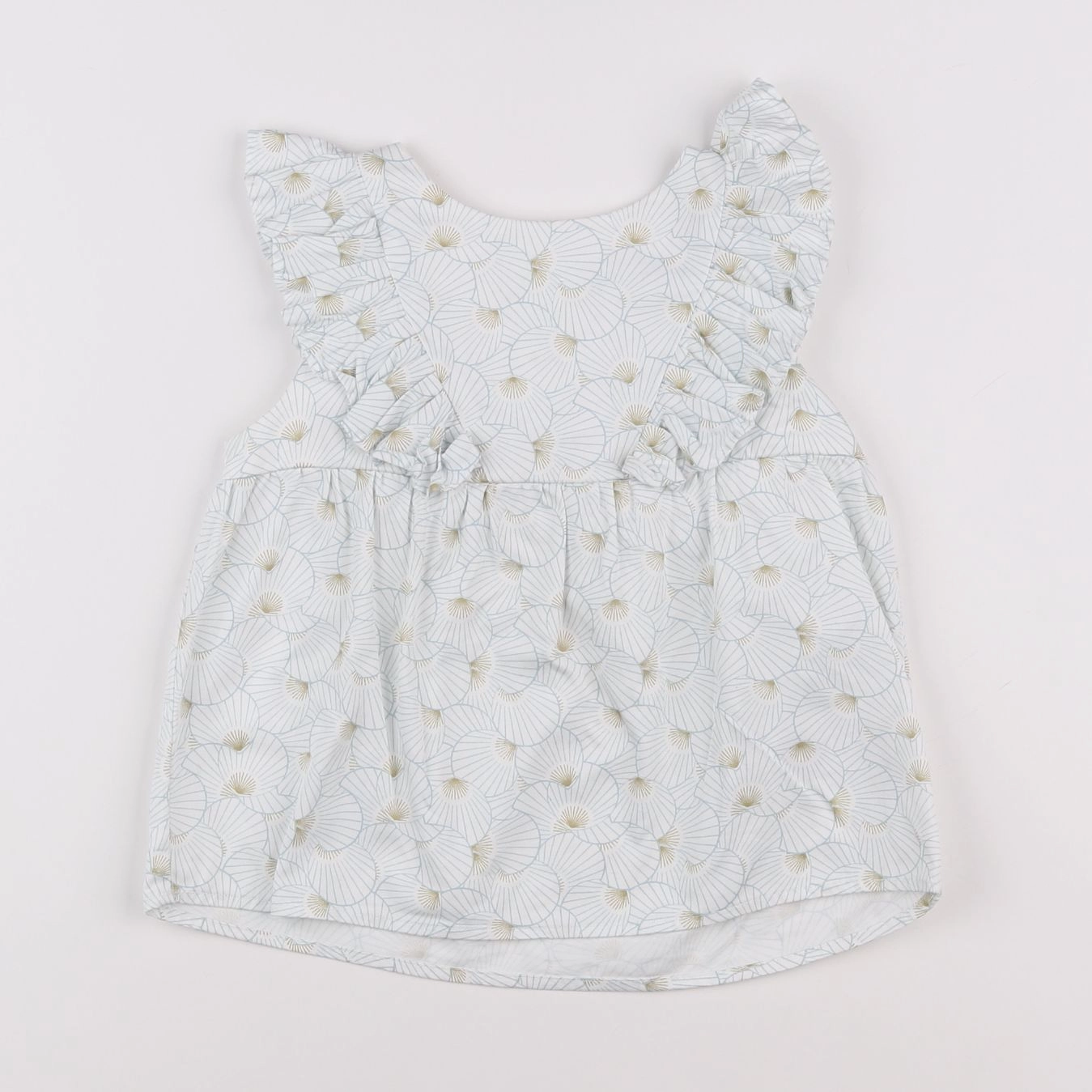 Vertbaudet - blouse bleu - 4 ans