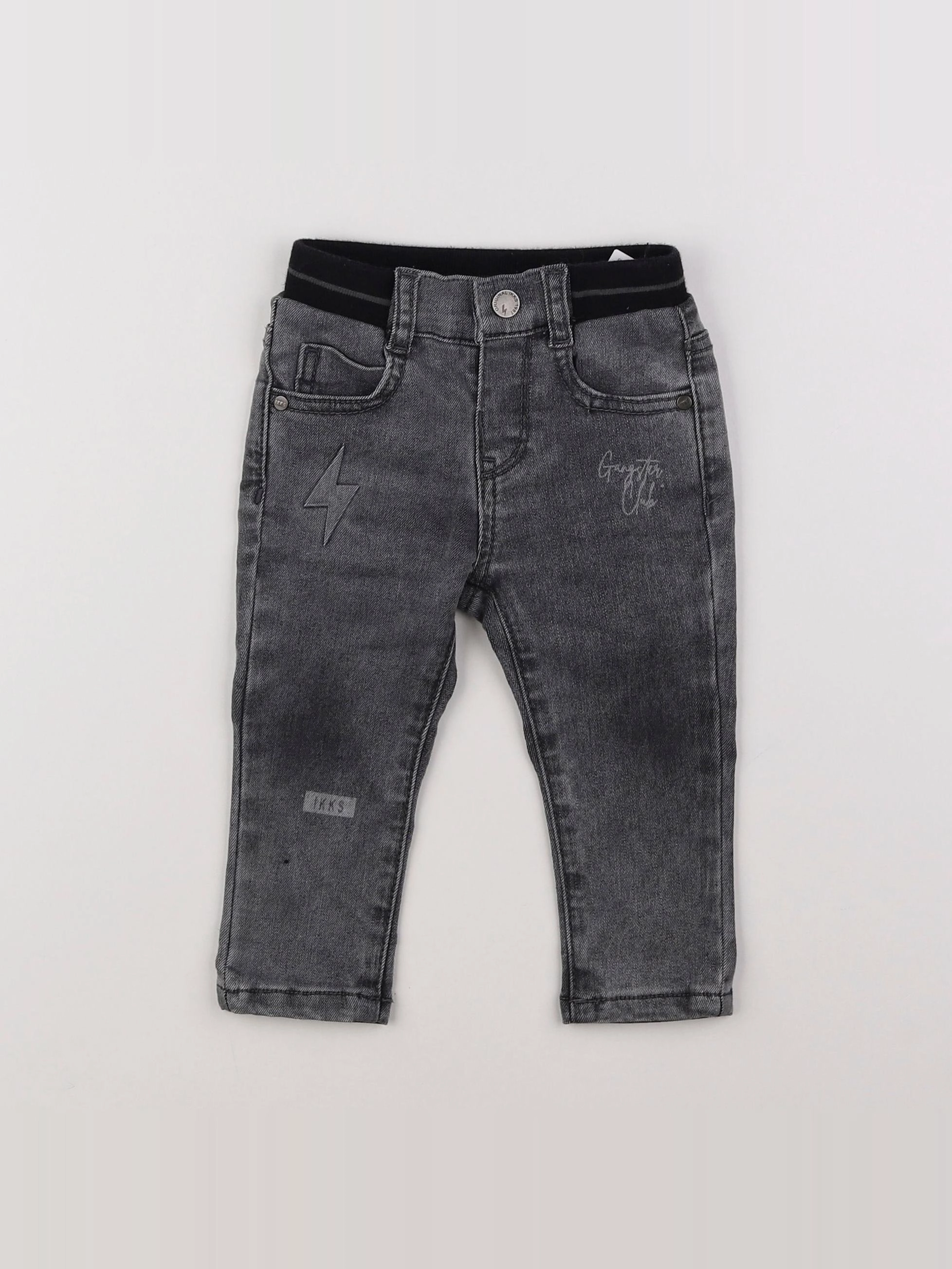 IKKS - jean gris - 12 mois