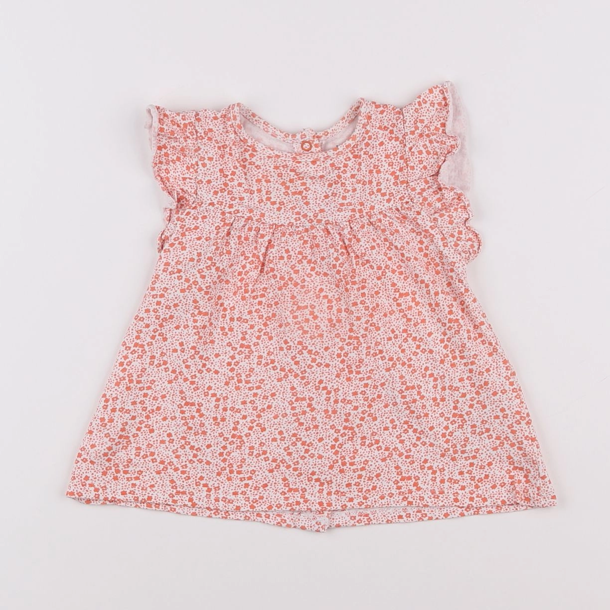 Vertbaudet - robe orange - 18 mois