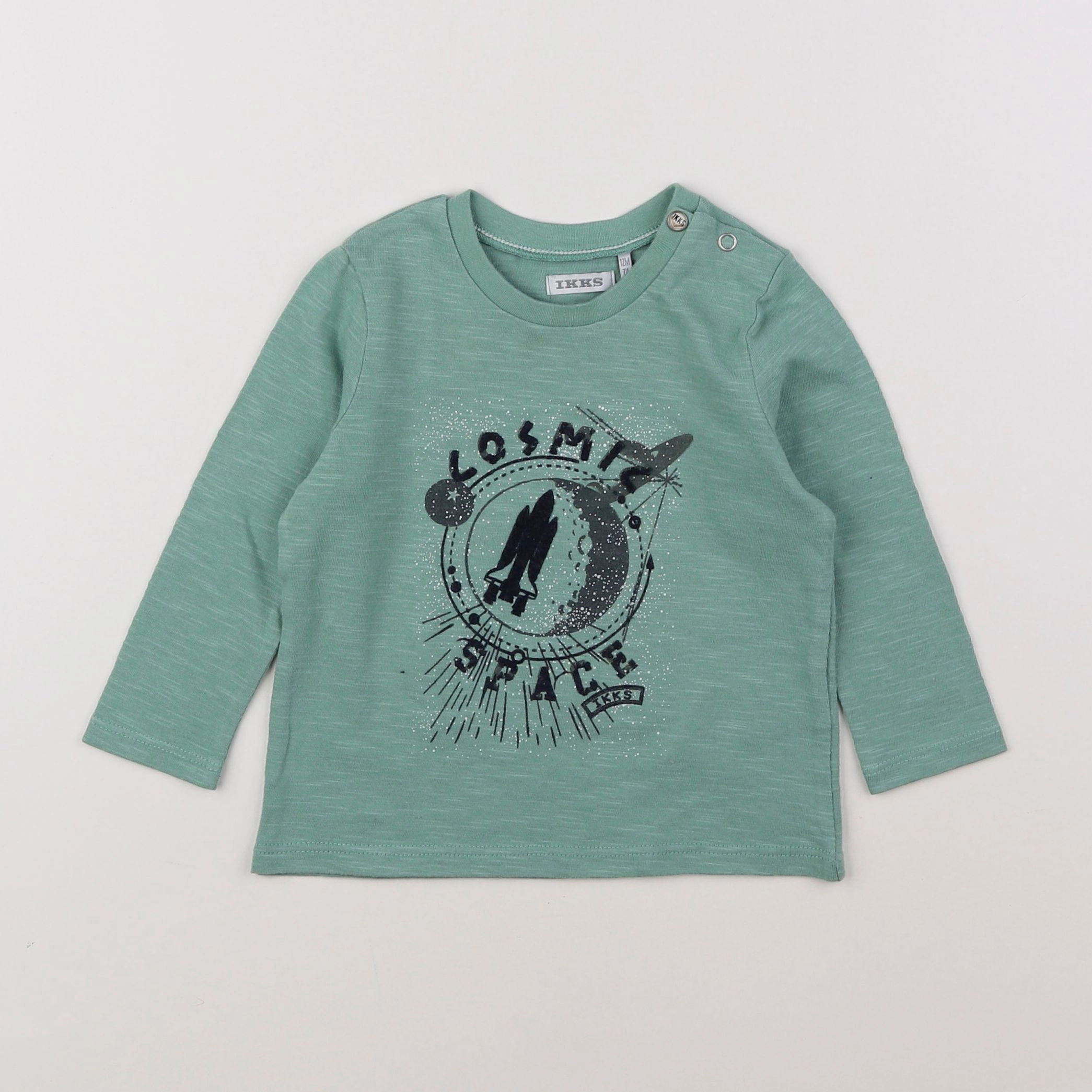 IKKS - tee-shirt vert - 12 mois