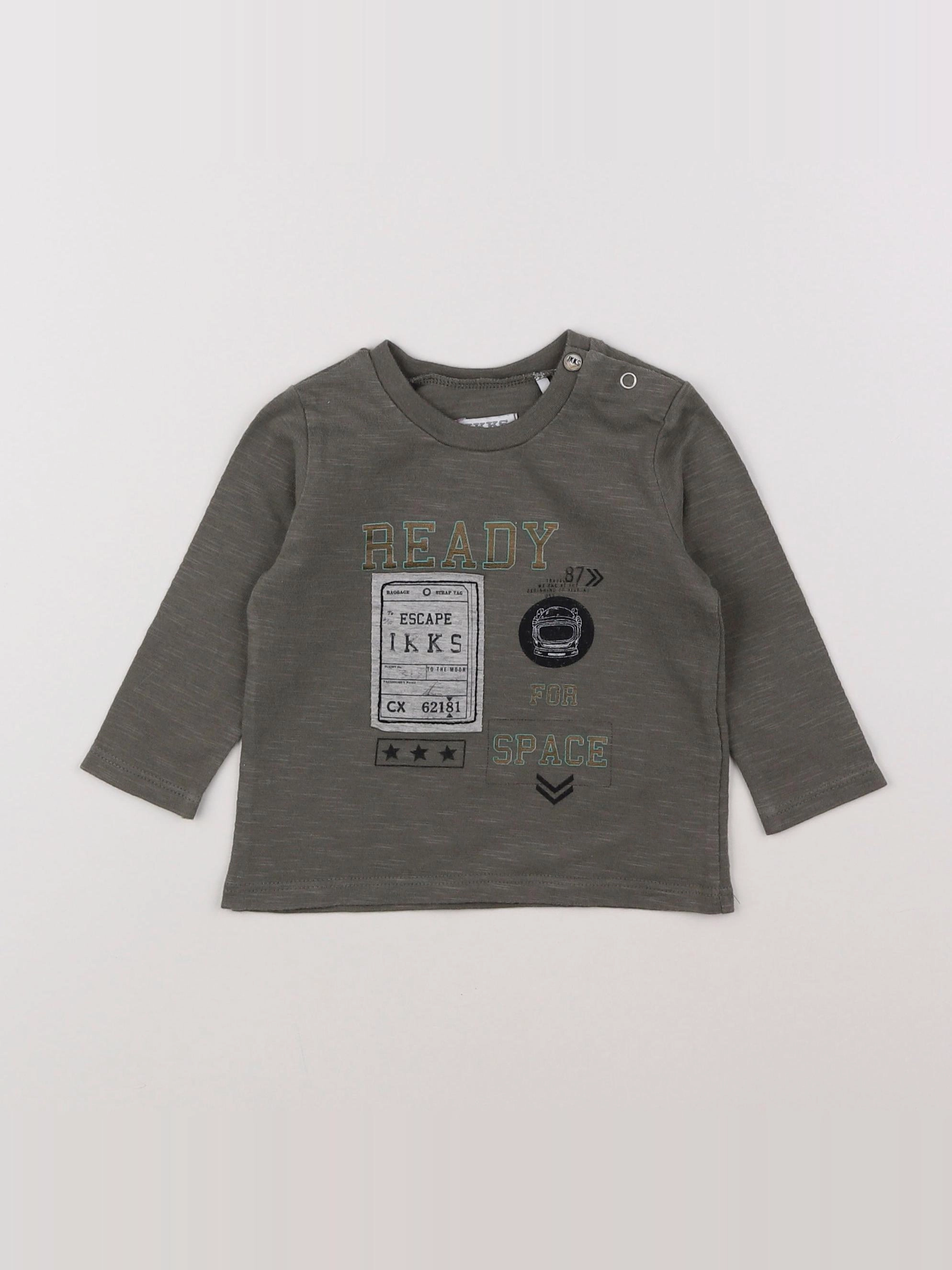 IKKS - tee-shirt vert - 6 mois