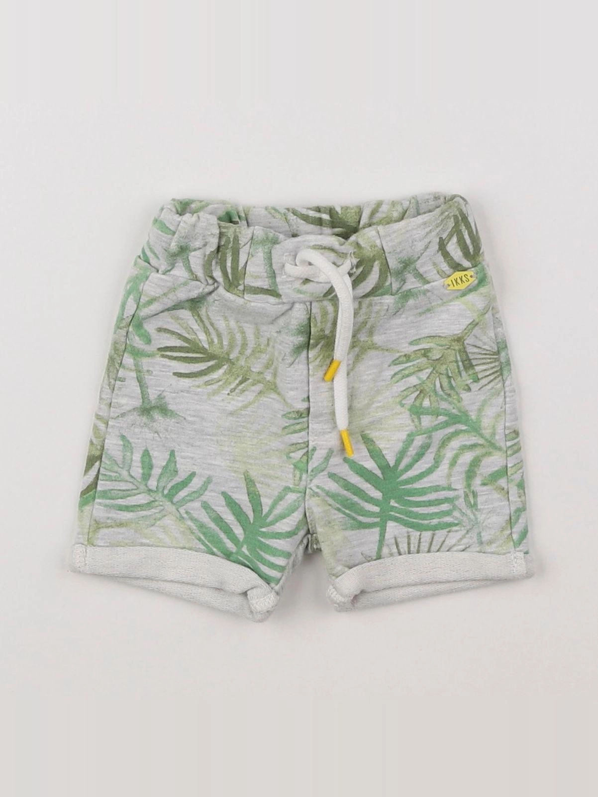 IKKS - short gris, vert - 3 mois