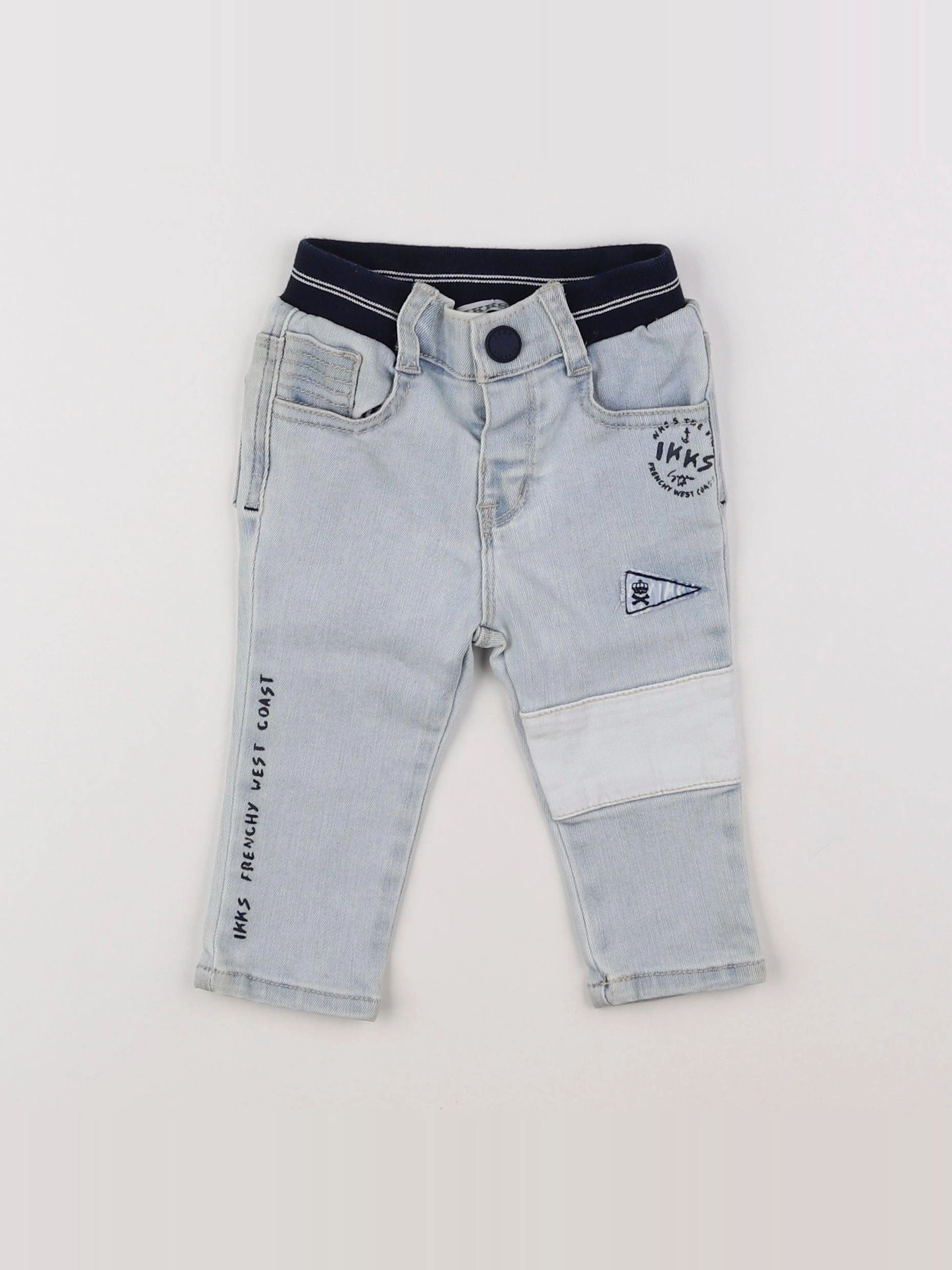 IKKS - jean bleu - 6 mois