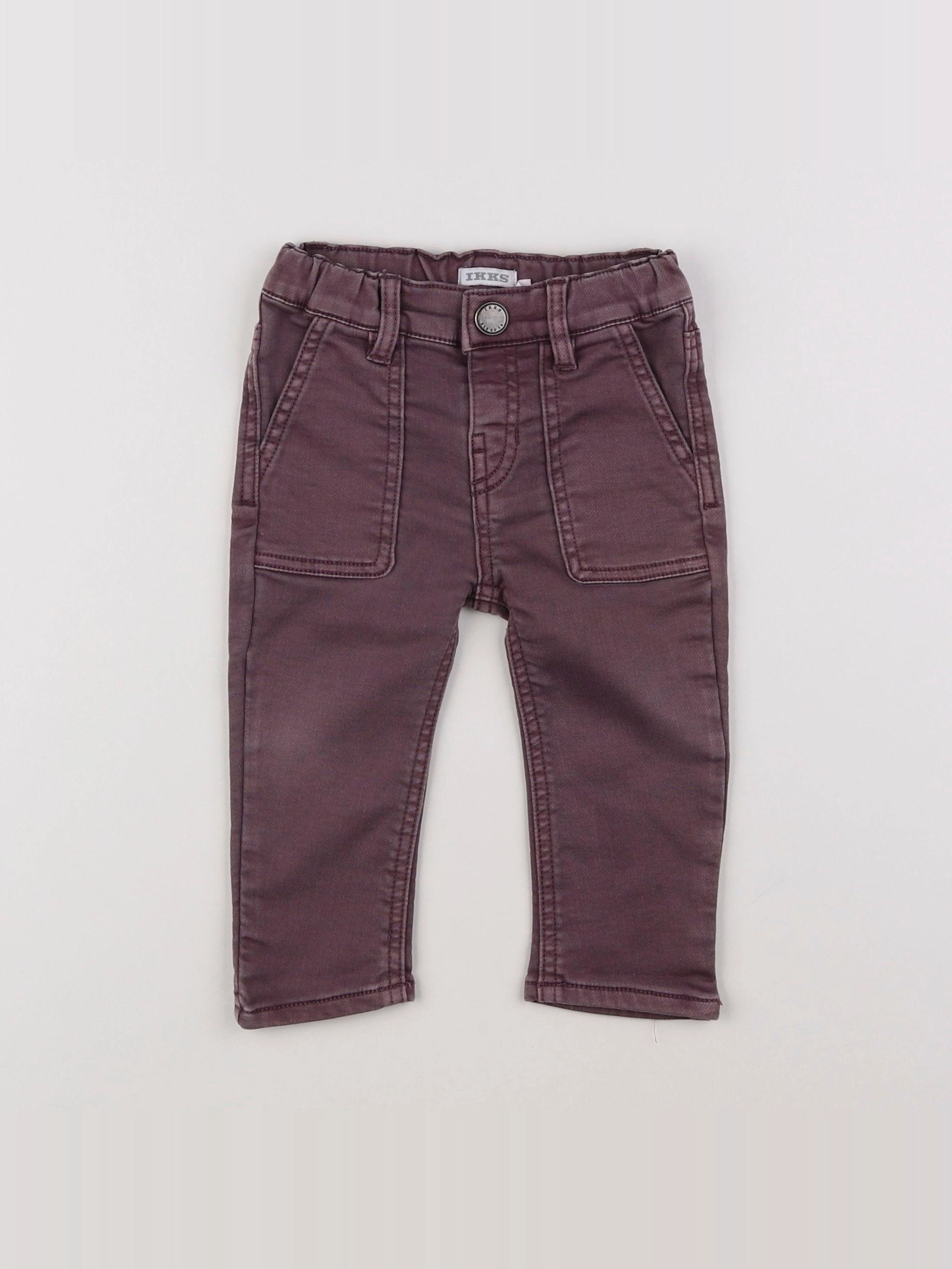IKKS - pantalon violet - 12 mois