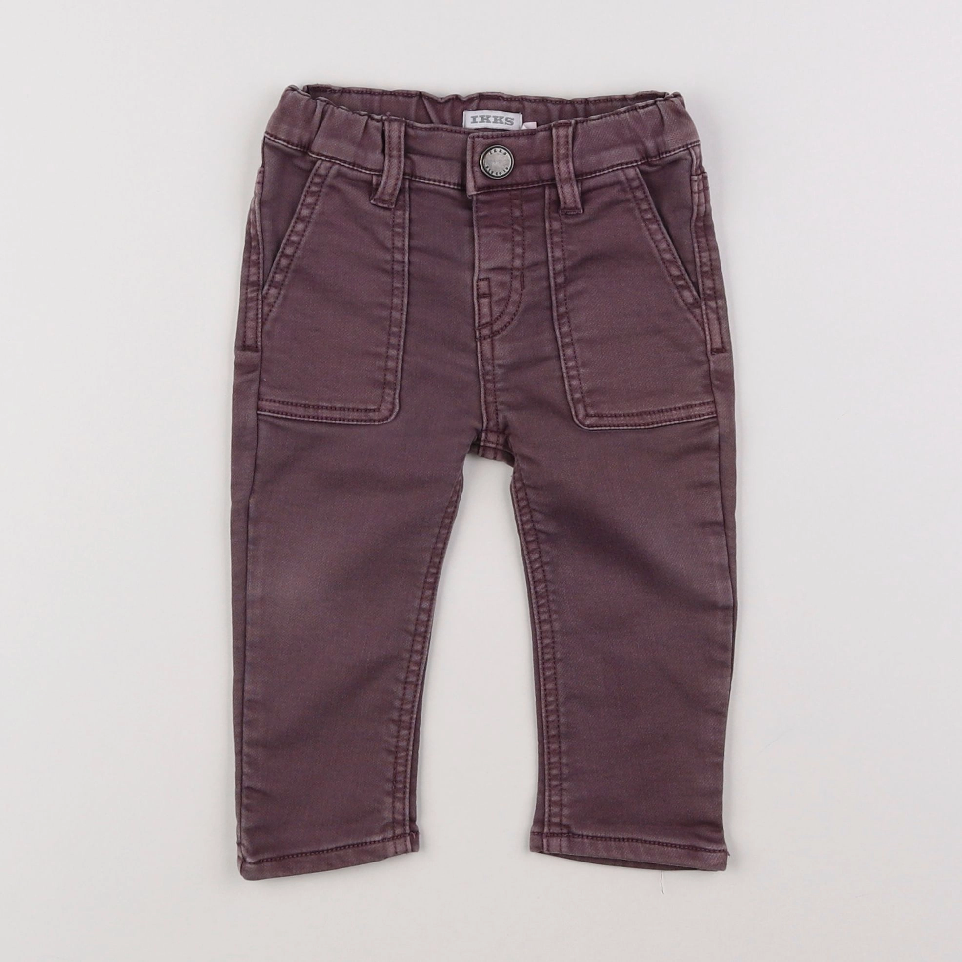 IKKS - pantalon violet - 12 mois
