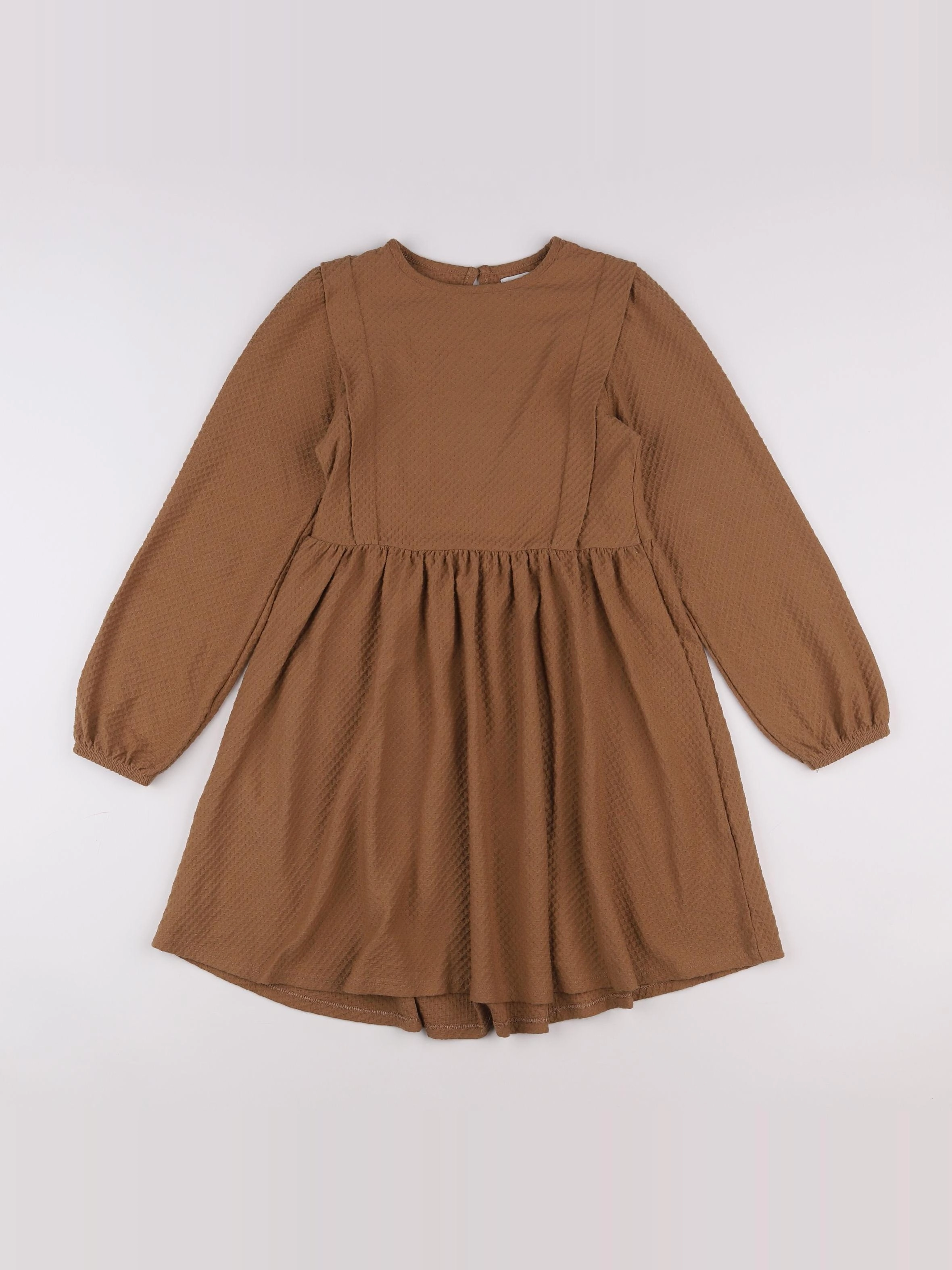 Vertbaudet - robe marron - 10 ans