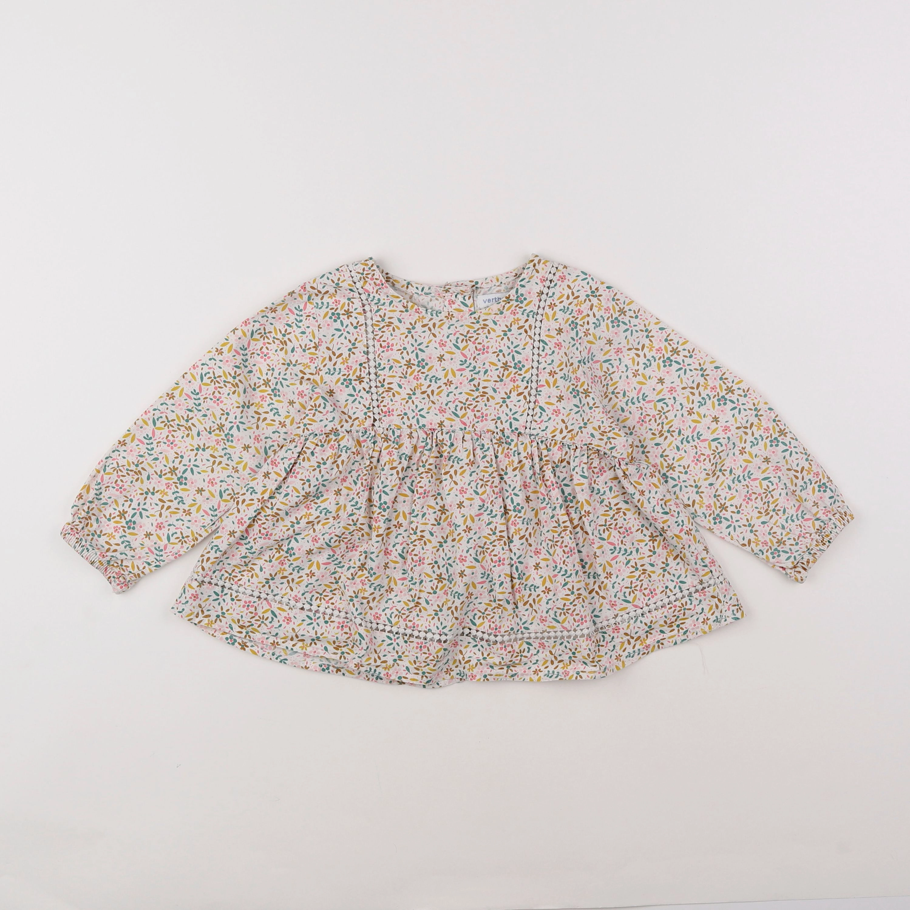 Vertbaudet - blouse blanc - 2 ans