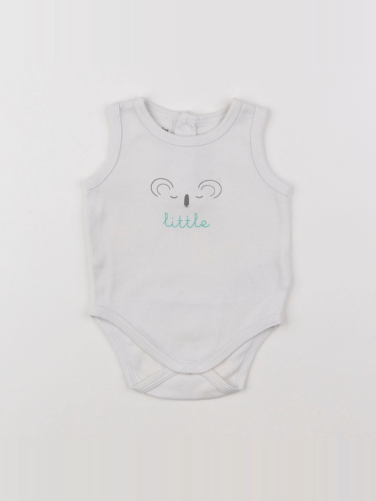 Vertbaudet - body blanc - 3 mois