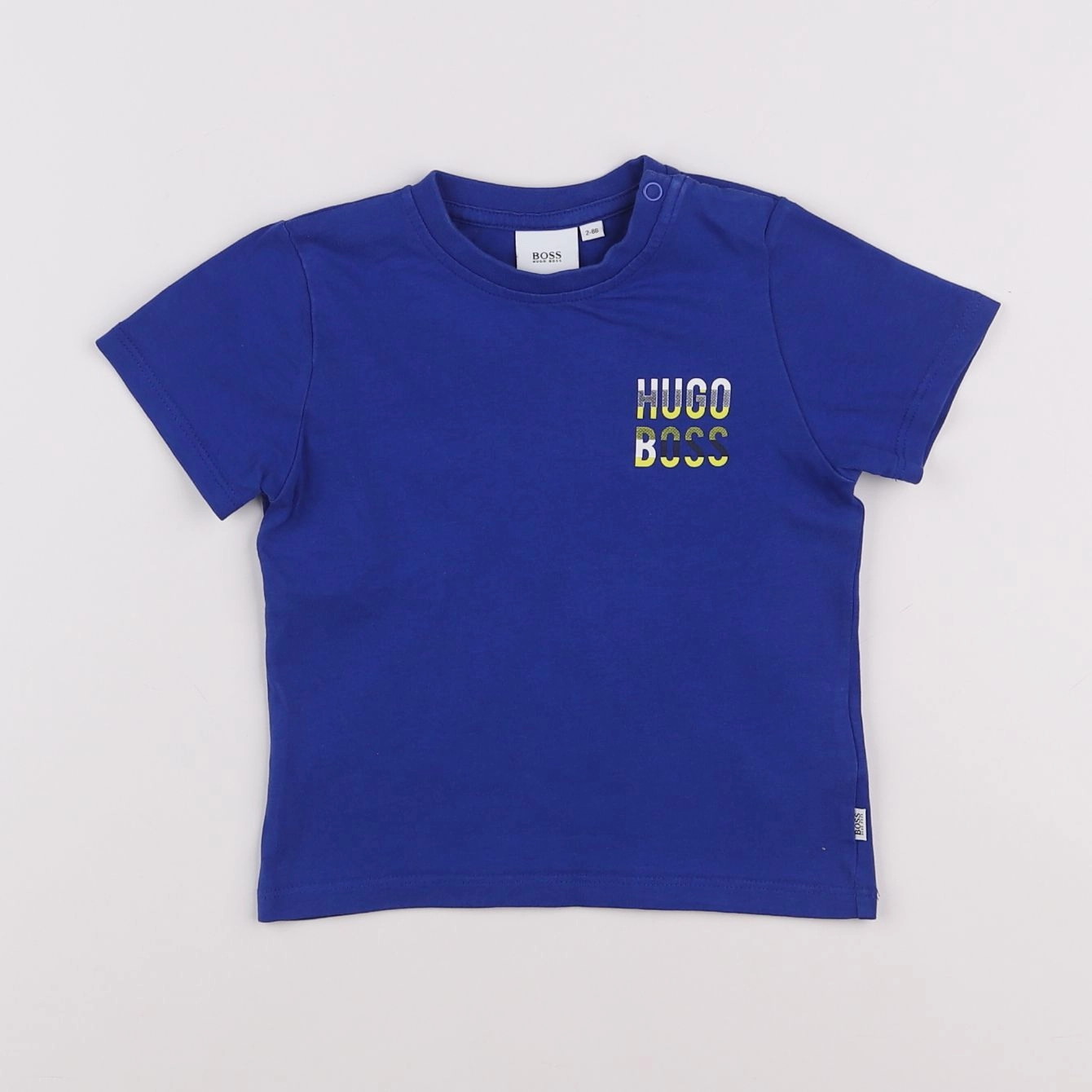 Hugo Boss - tee-shirt bleu - 2 ans