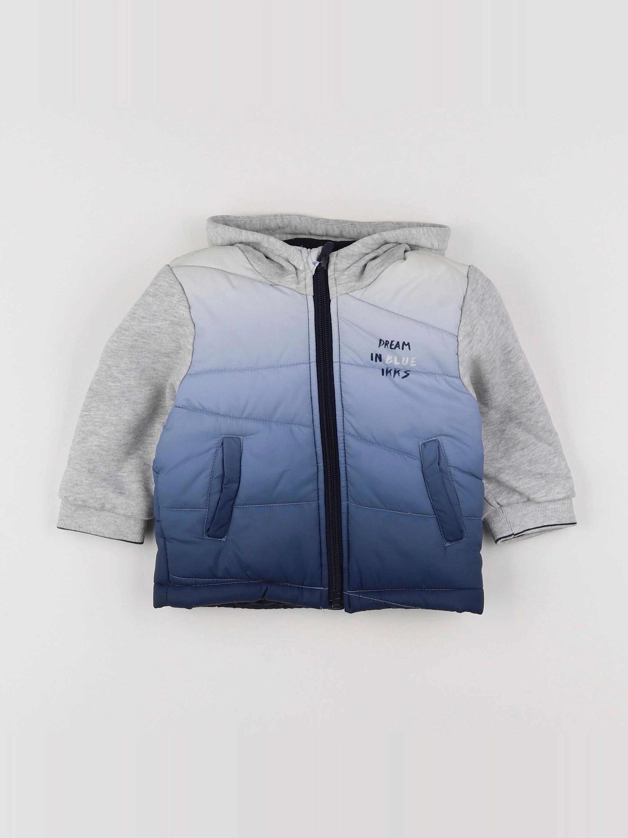 IKKS - doudoune bleu - 12 mois
