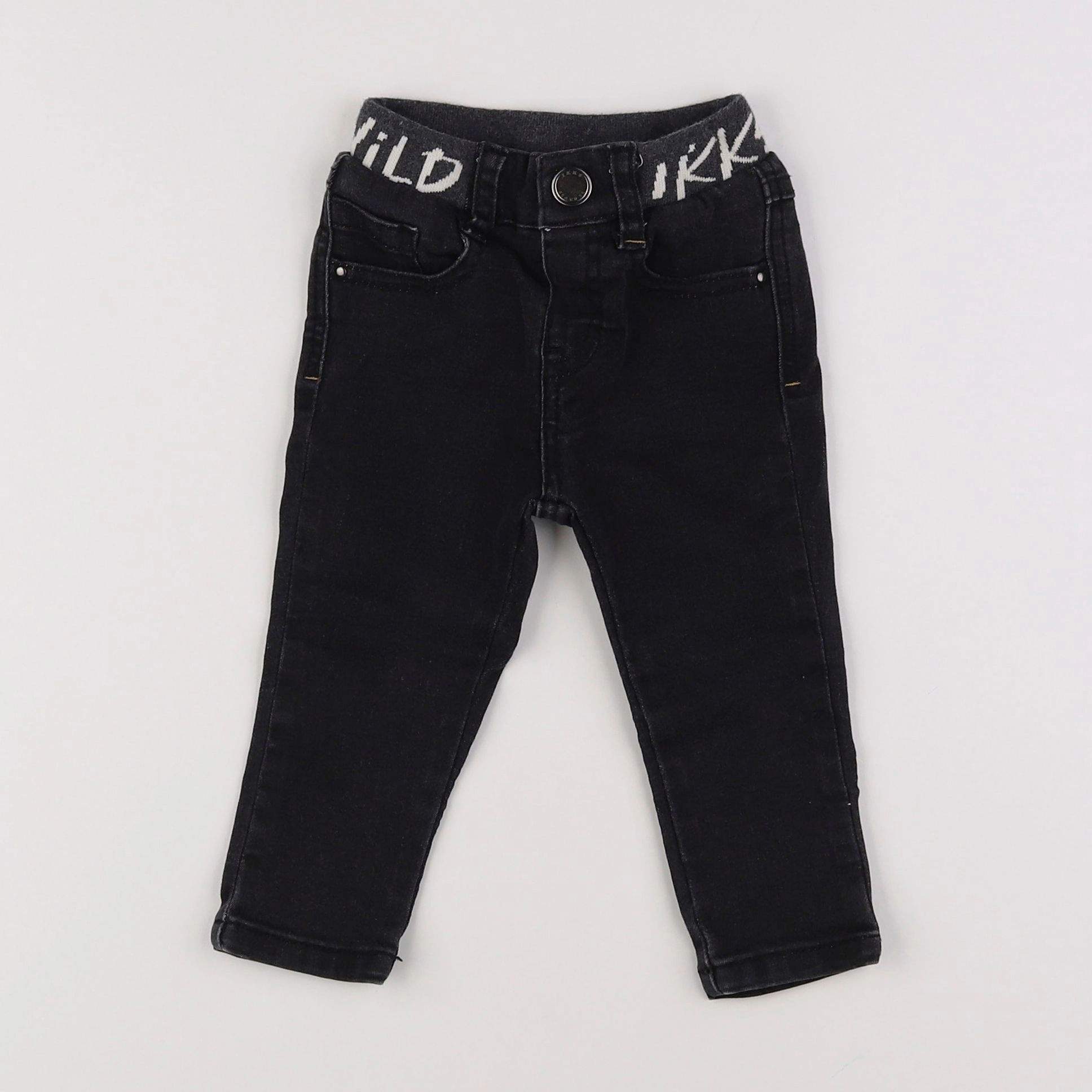 IKKS - jean noir - 6 mois